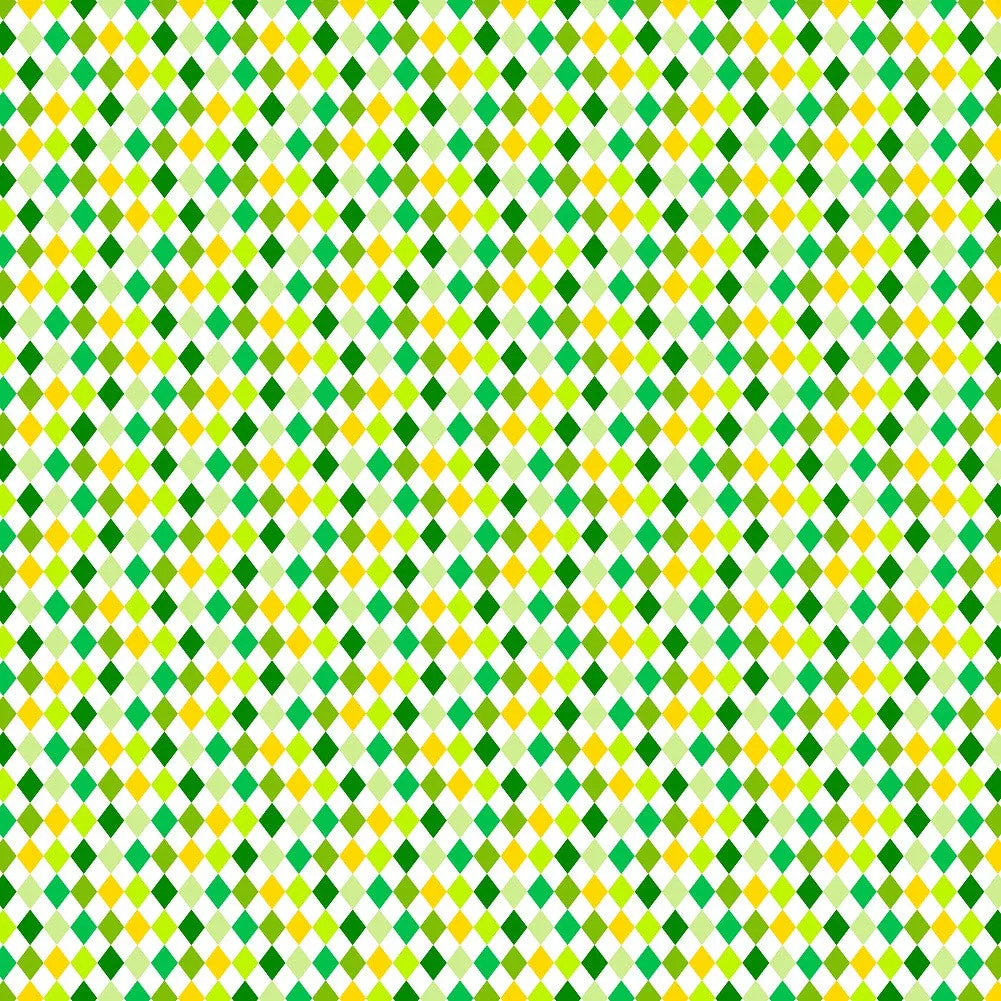Green Patterns Adhesive Vinyl Sheet