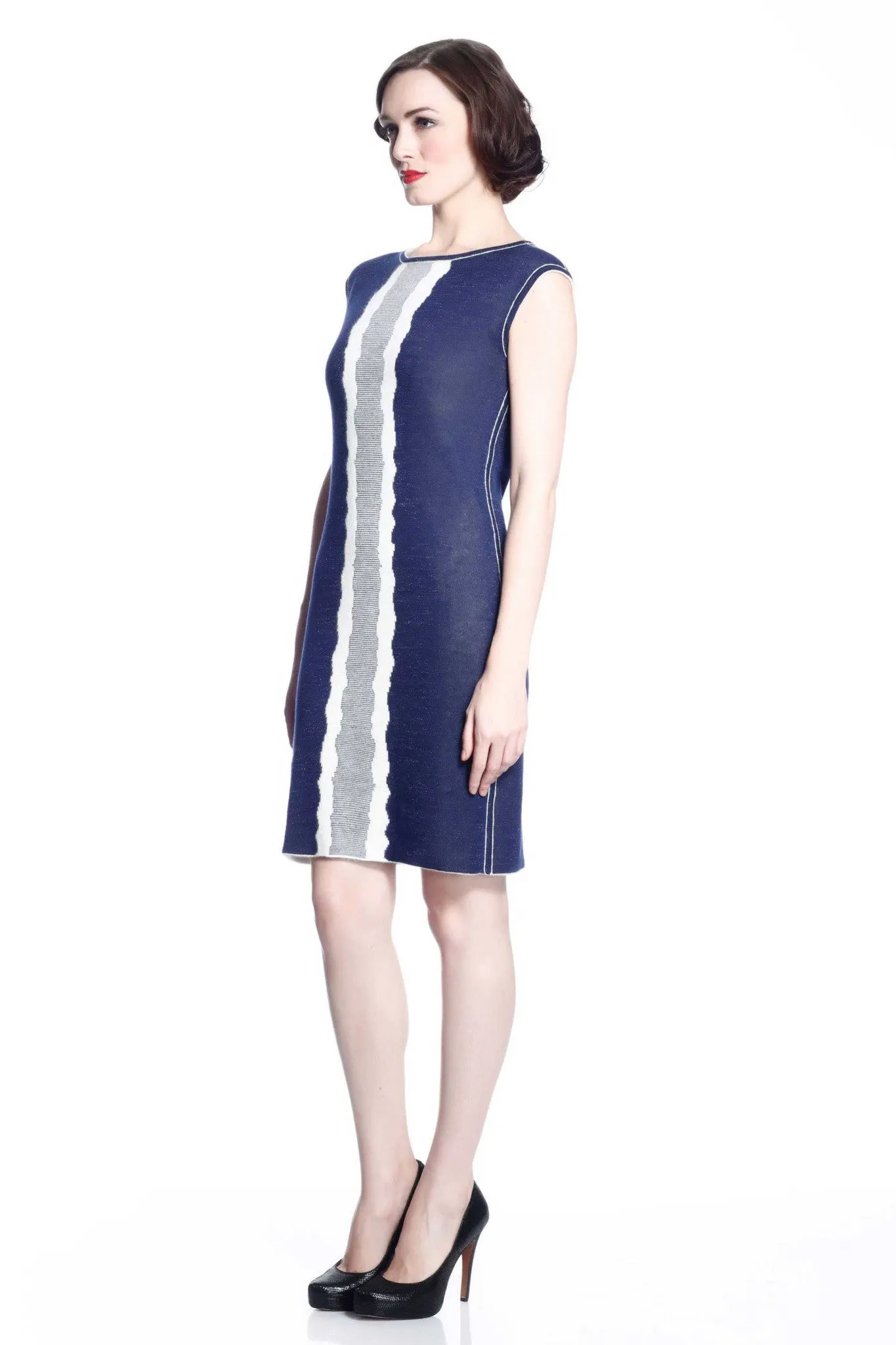 Greta Elegant Reversible Knit-Dress
