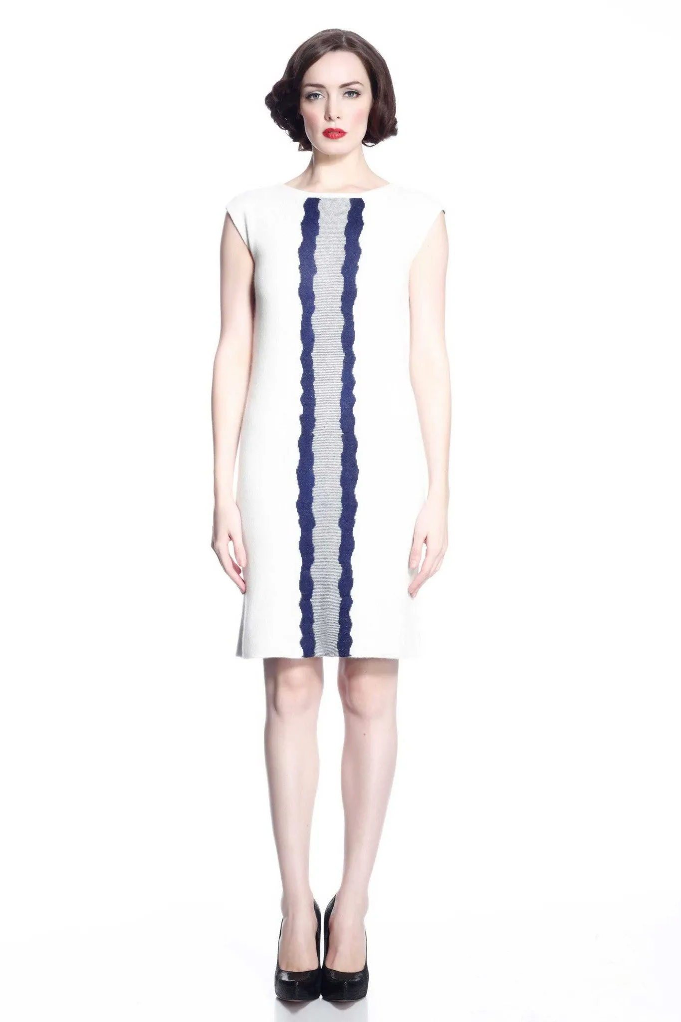 Greta Elegant Reversible Knit-Dress