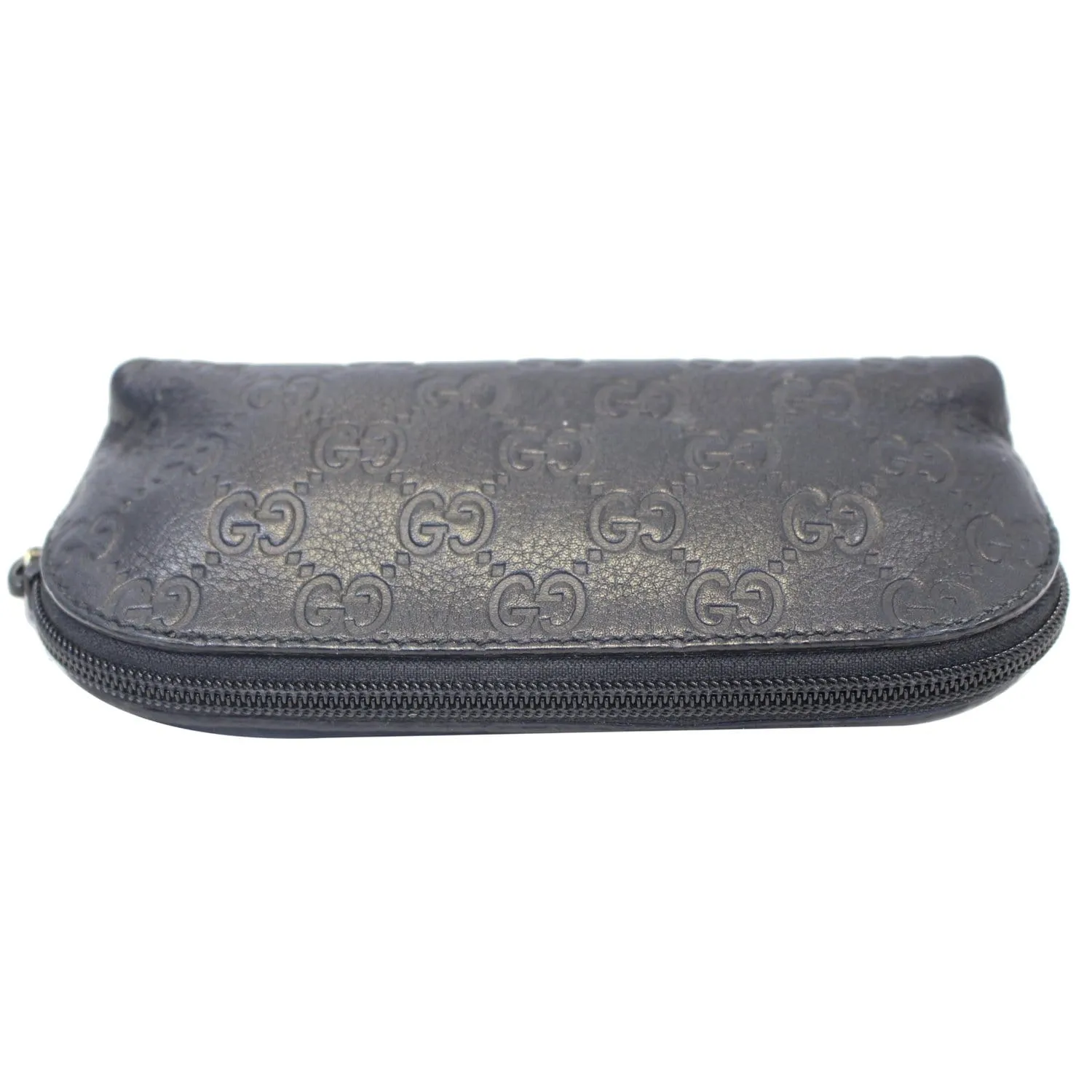 GUCCI Guccissima Cosmetic Case Bag Black 272367