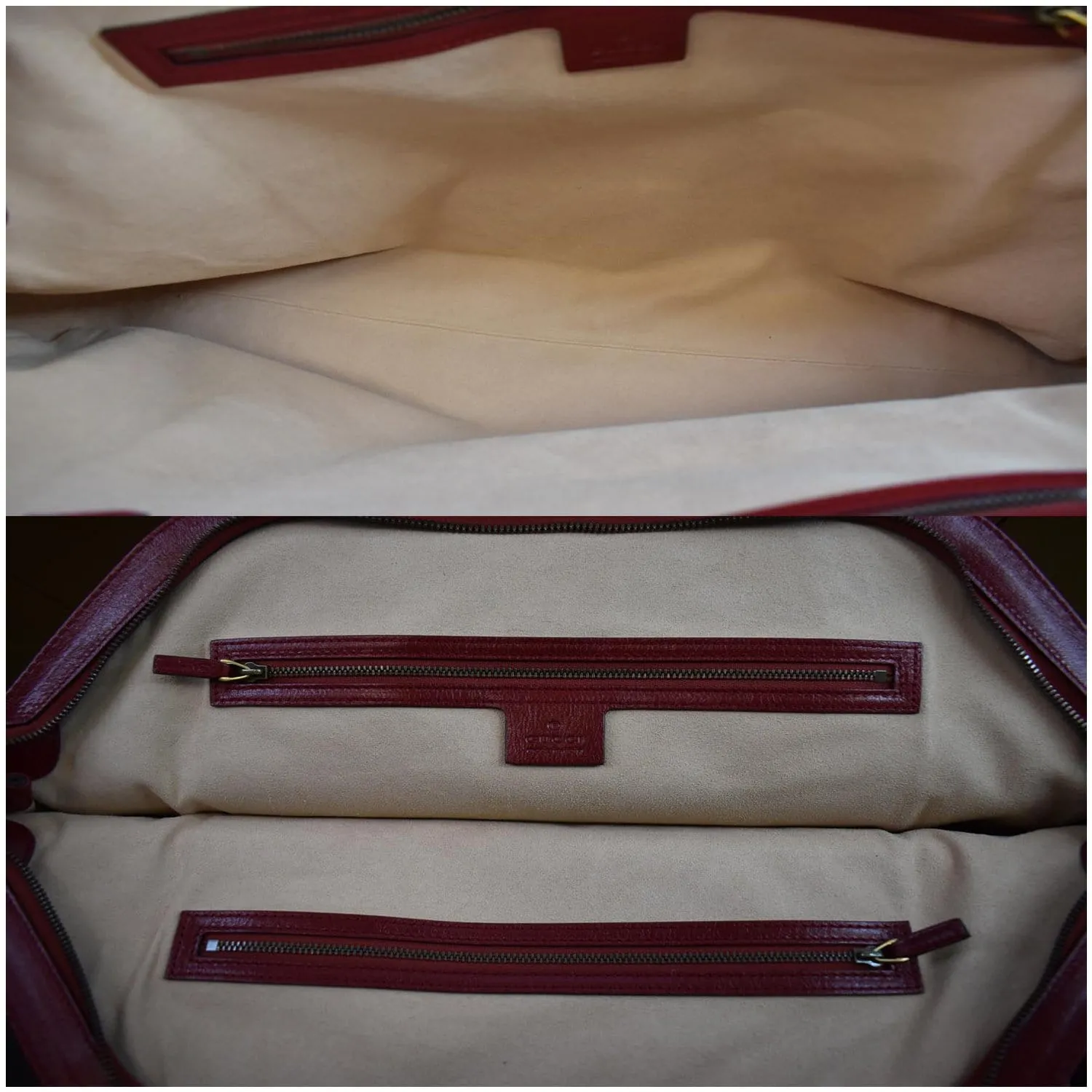 GUCCI Large Re(Belle) Calfskin Top Handle Bag Red 515937
