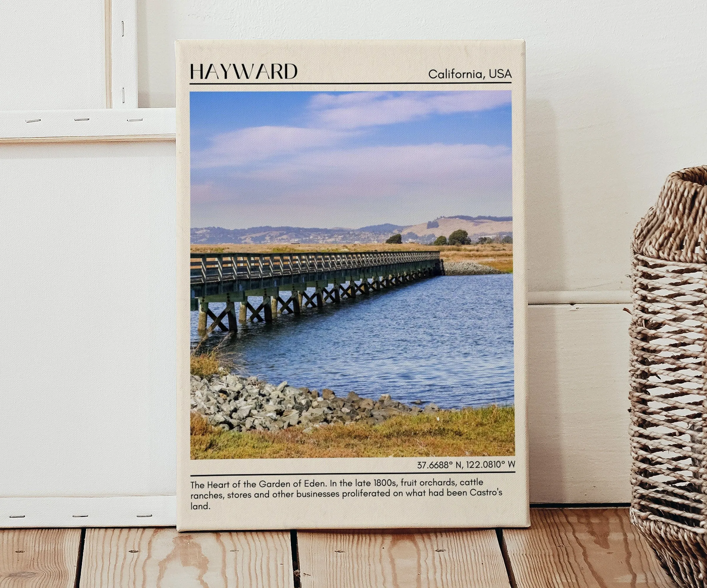 Hayward Minimal Wall Art, California, USA