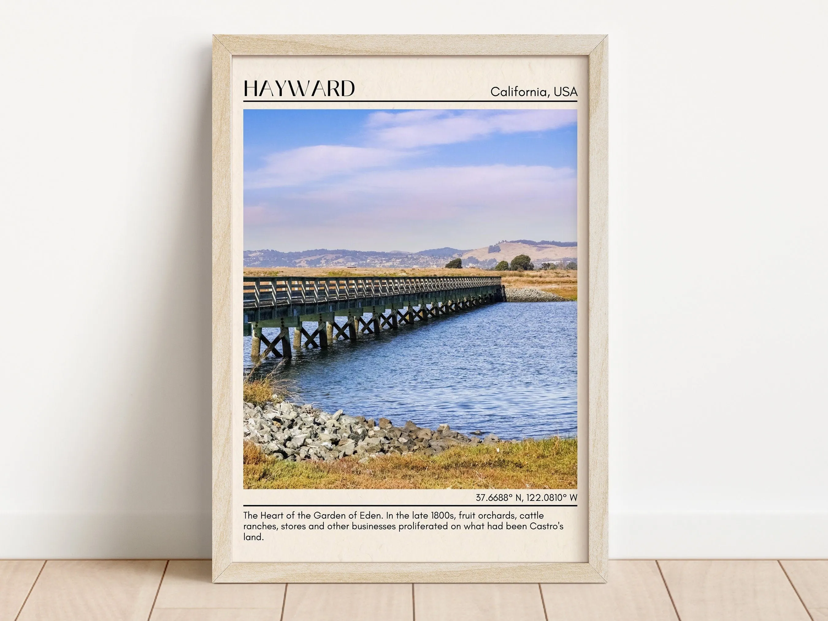Hayward Minimal Wall Art, California, USA