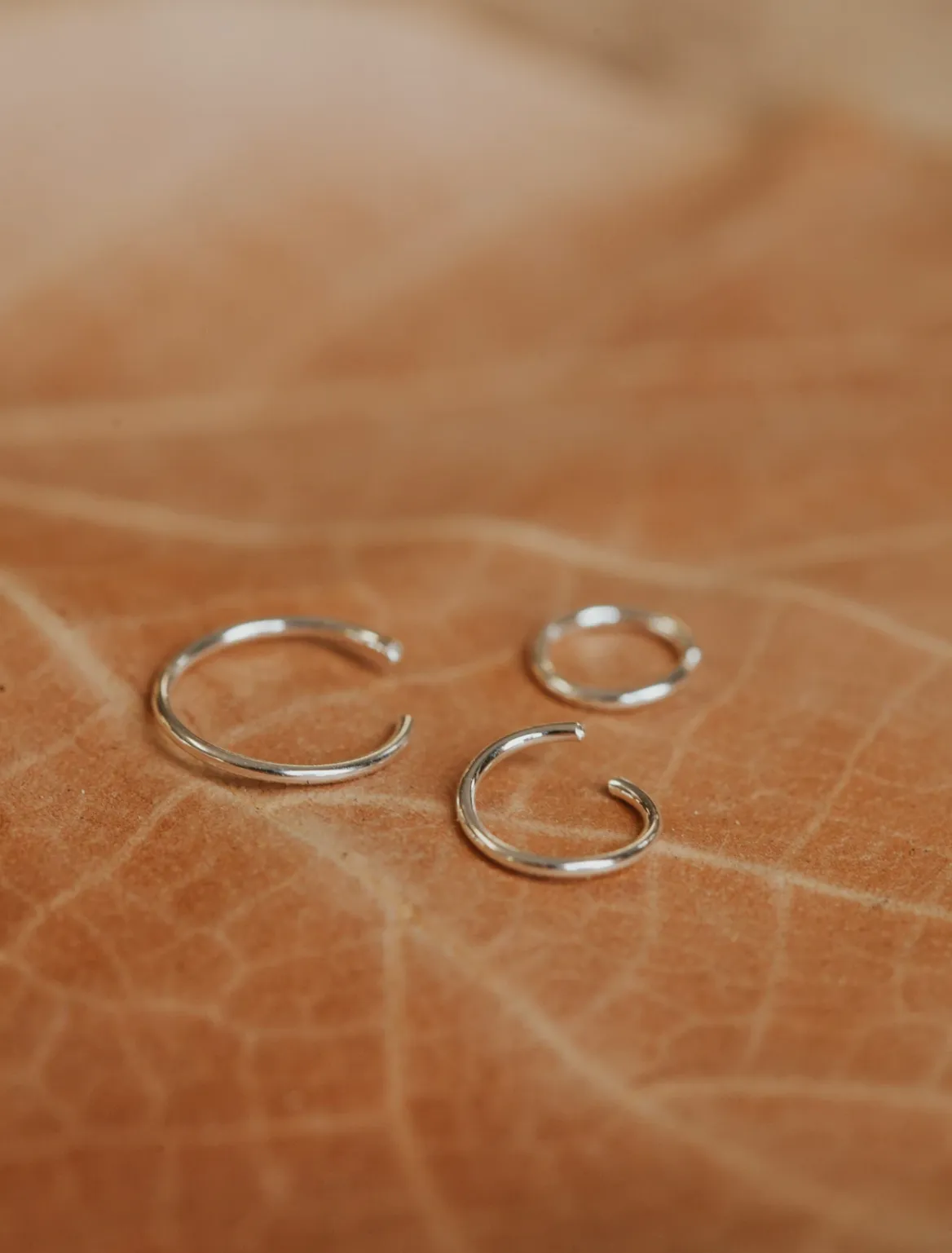 HELLO ADORN TINY HOOPS | SILVER   GOLD