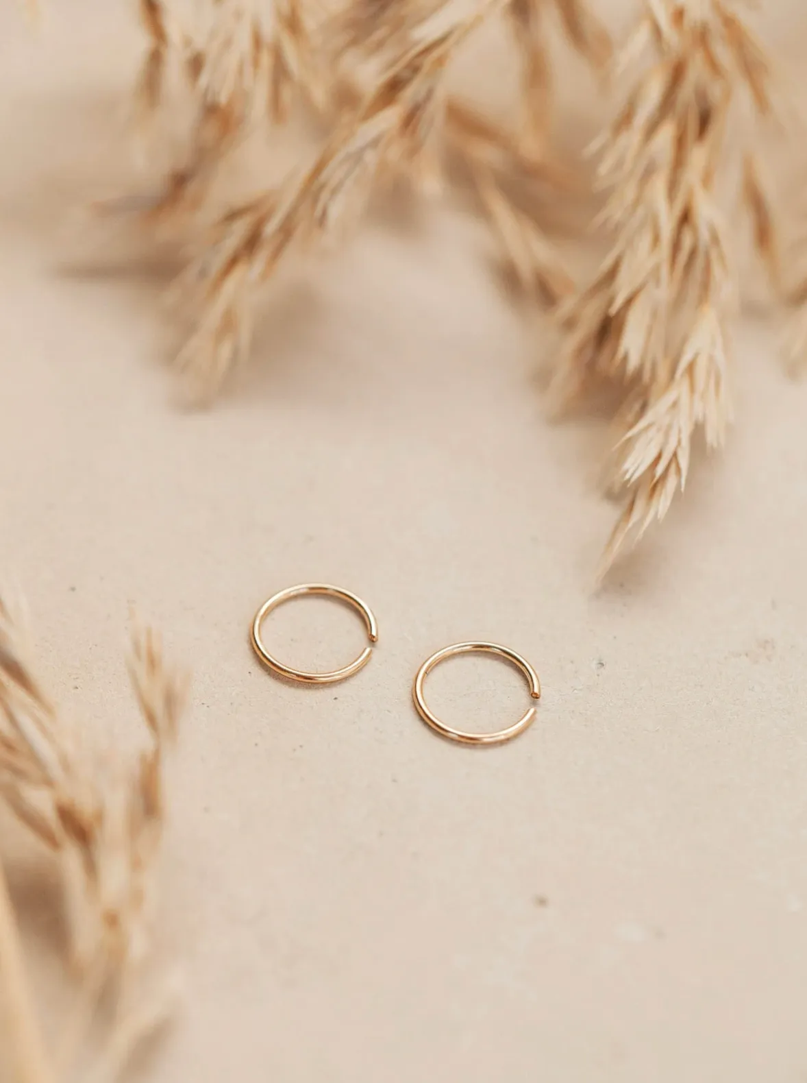 HELLO ADORN TINY HOOPS | SILVER   GOLD