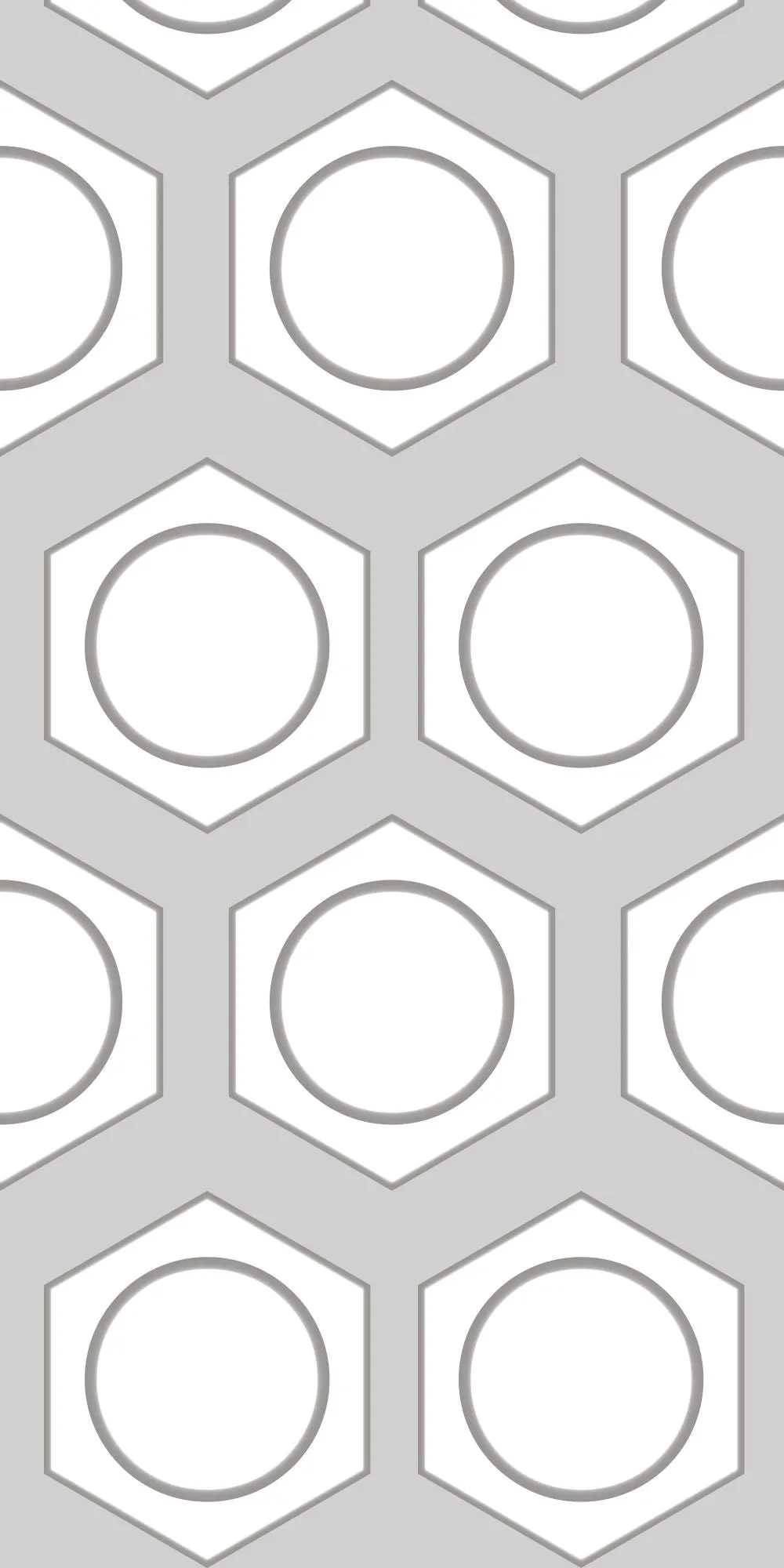 Hexagonal Discs Acrylic Wall Panels Home Decor Wall Panels 2440mmm x 1220mm