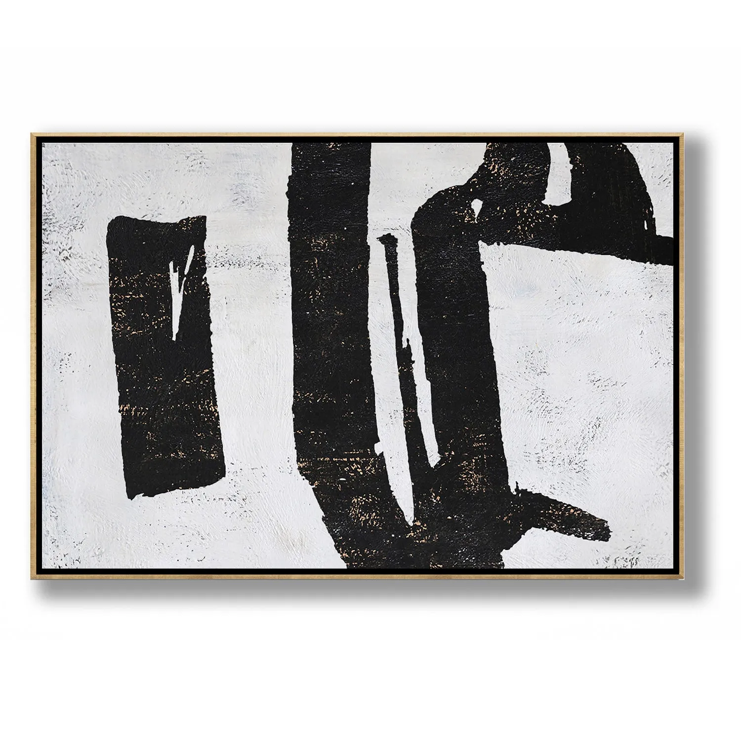 Horizontal abstract painting H19H