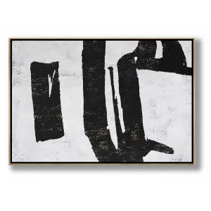 Horizontal abstract painting H19H
