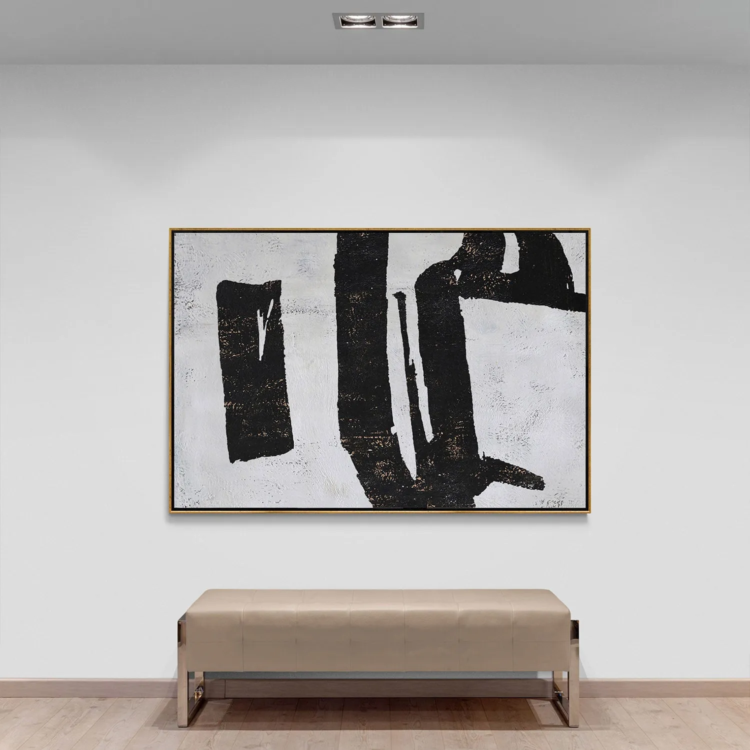Horizontal abstract painting H19H