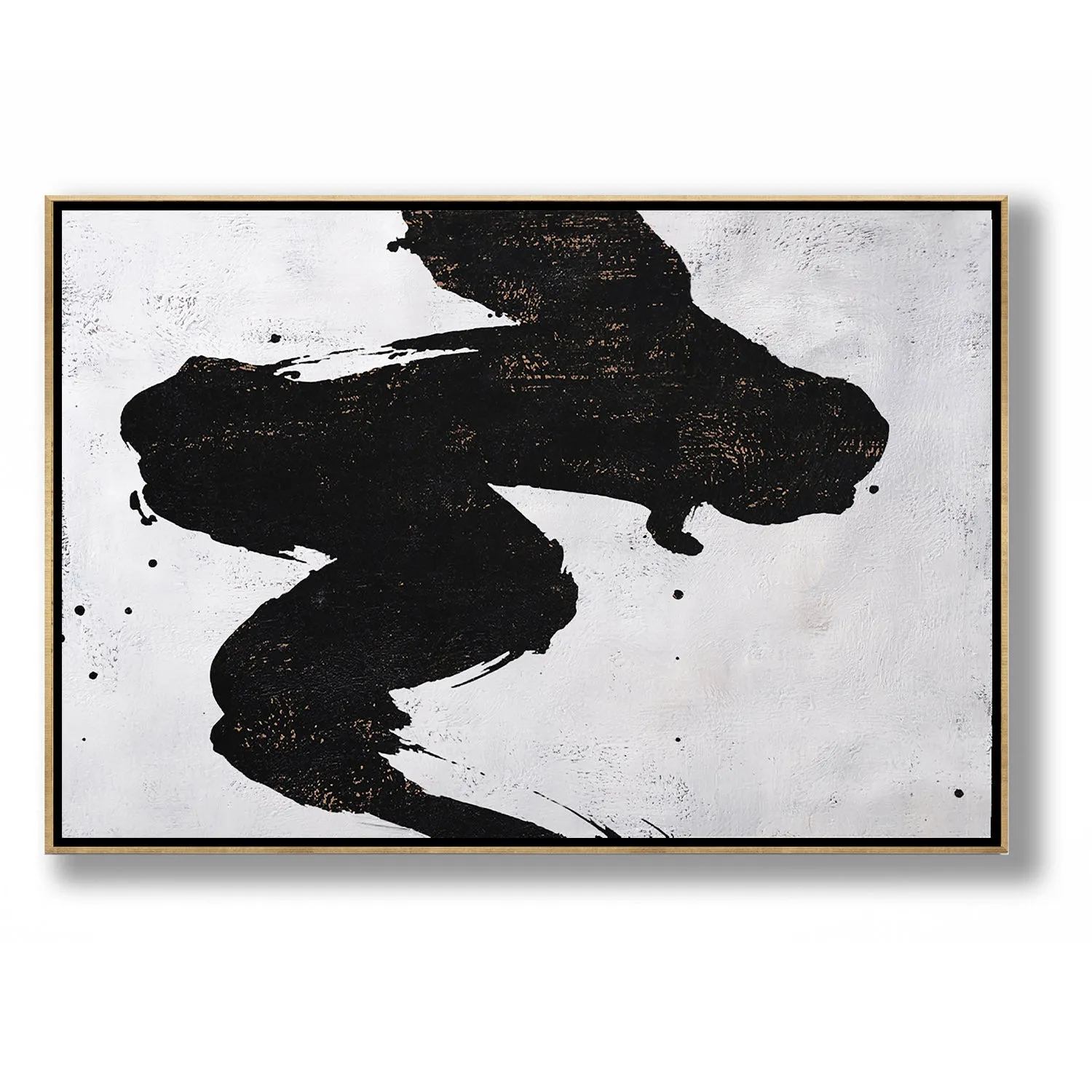Horizontal abstract painting H28H