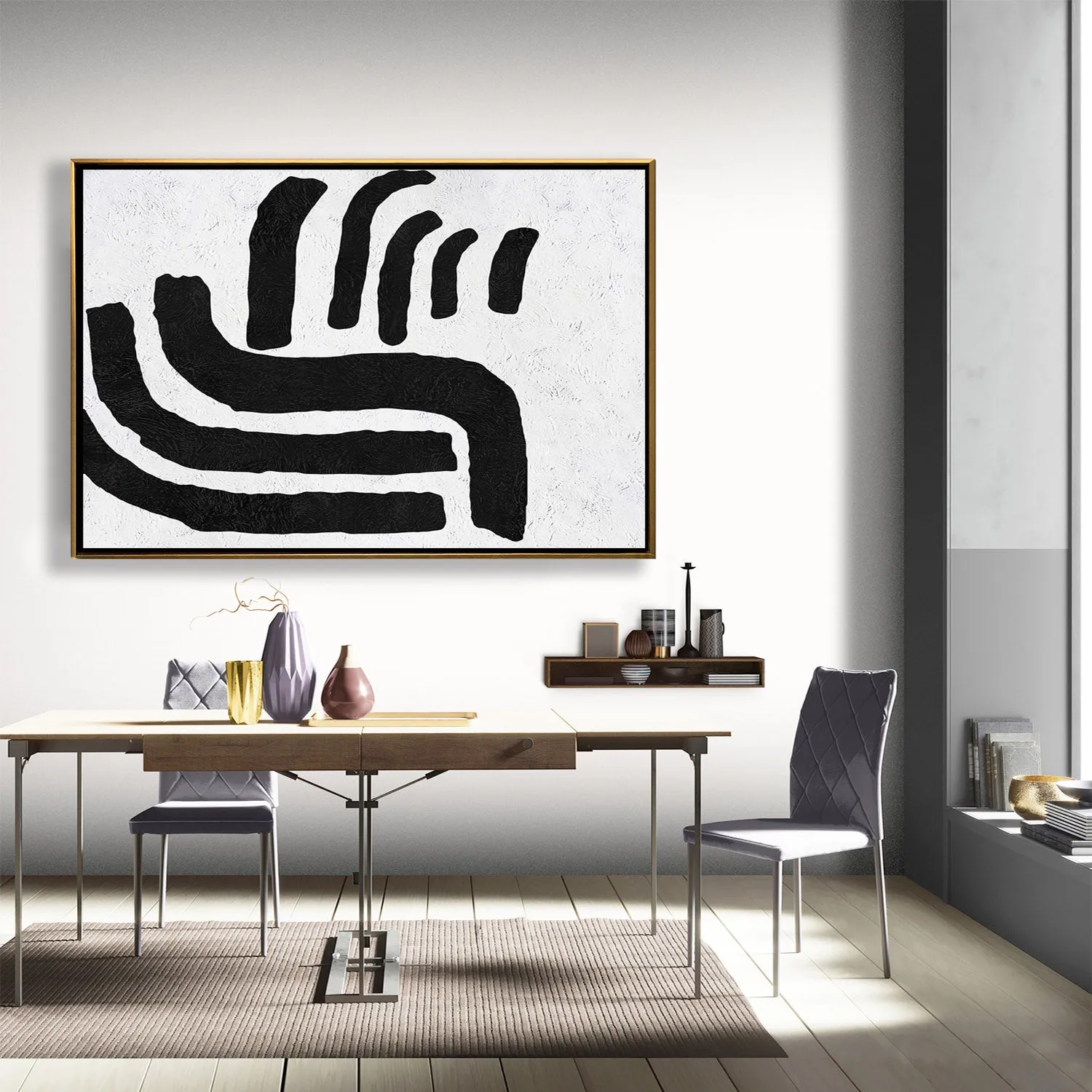 Horizontal Minimalist Landscape Art J158M1