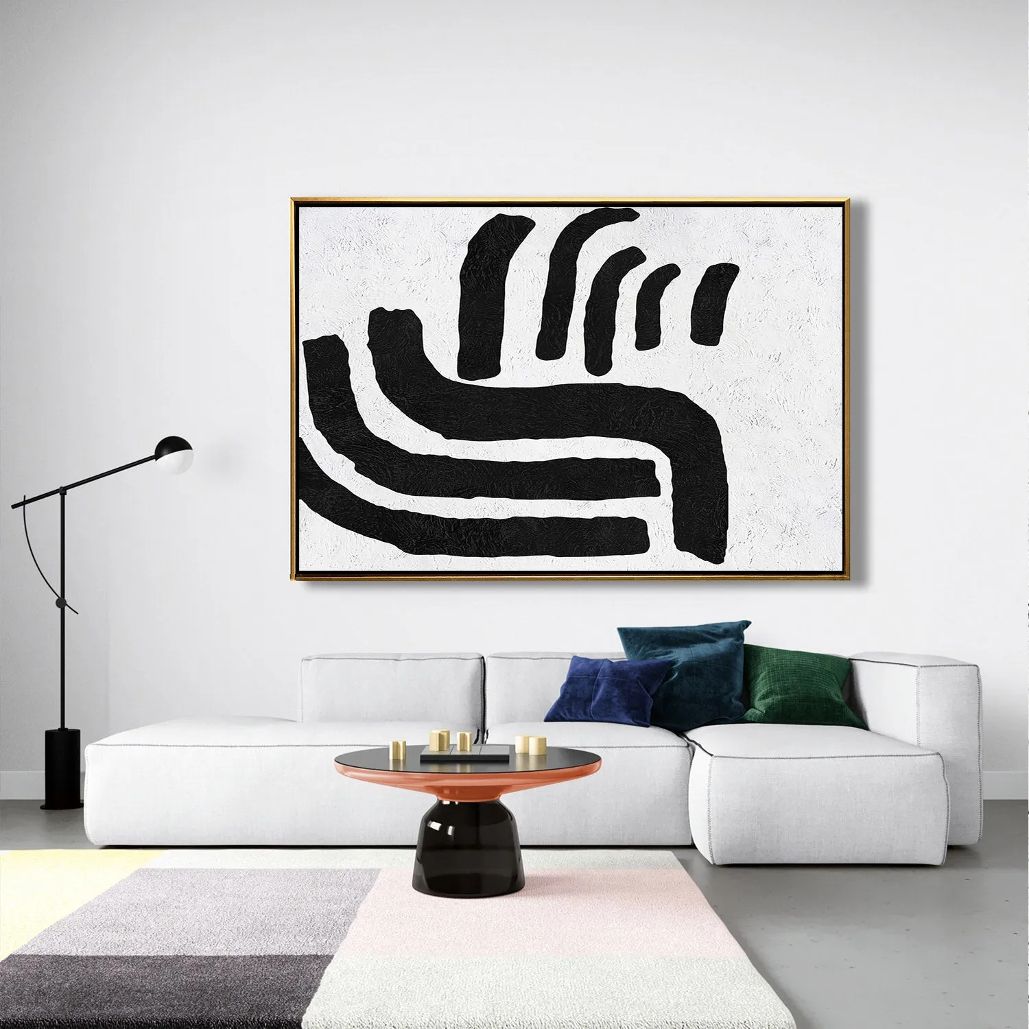 Horizontal Minimalist Landscape Art J158M1
