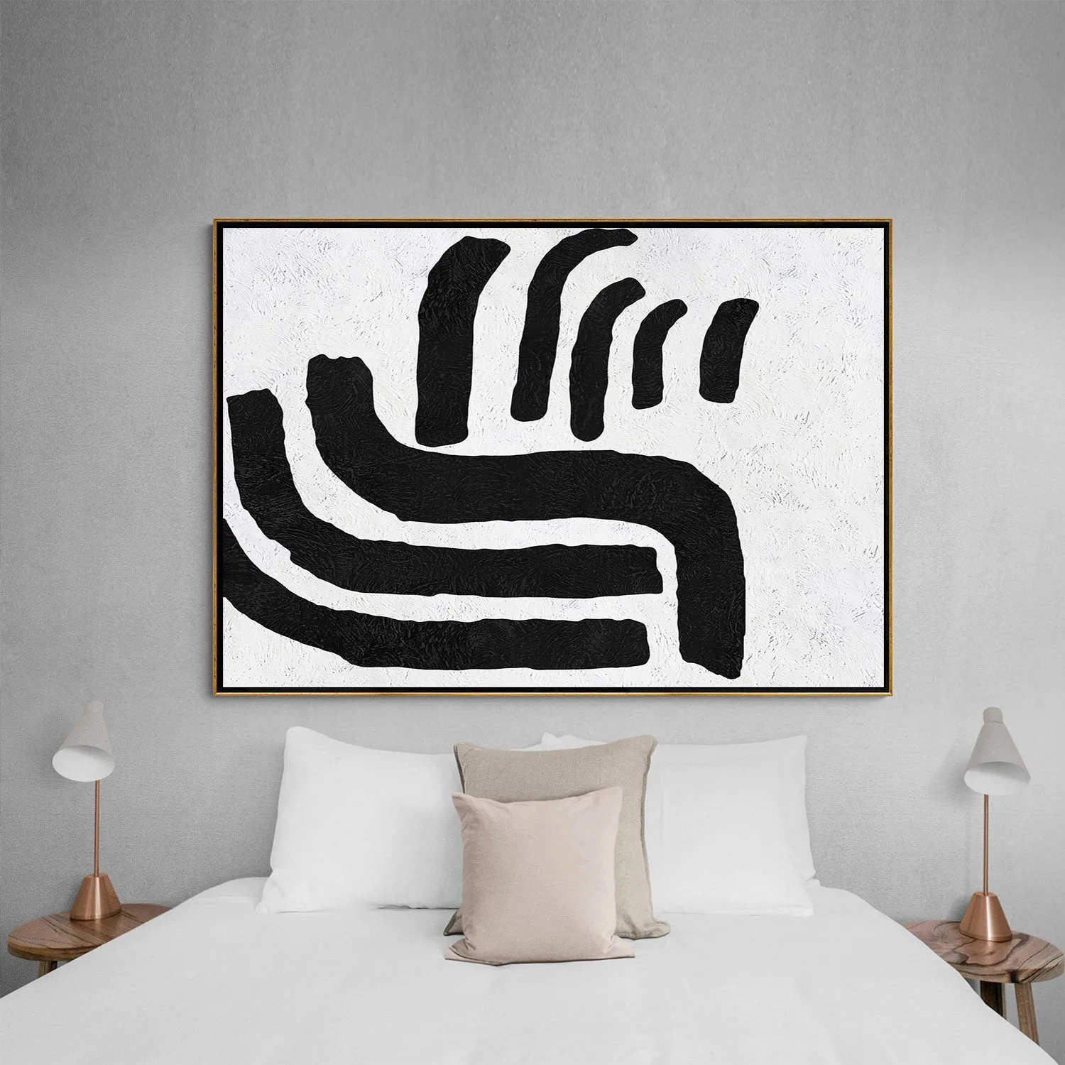 Horizontal Minimalist Landscape Art J158M1