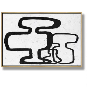 Horizontal Minimalist Painting J19M