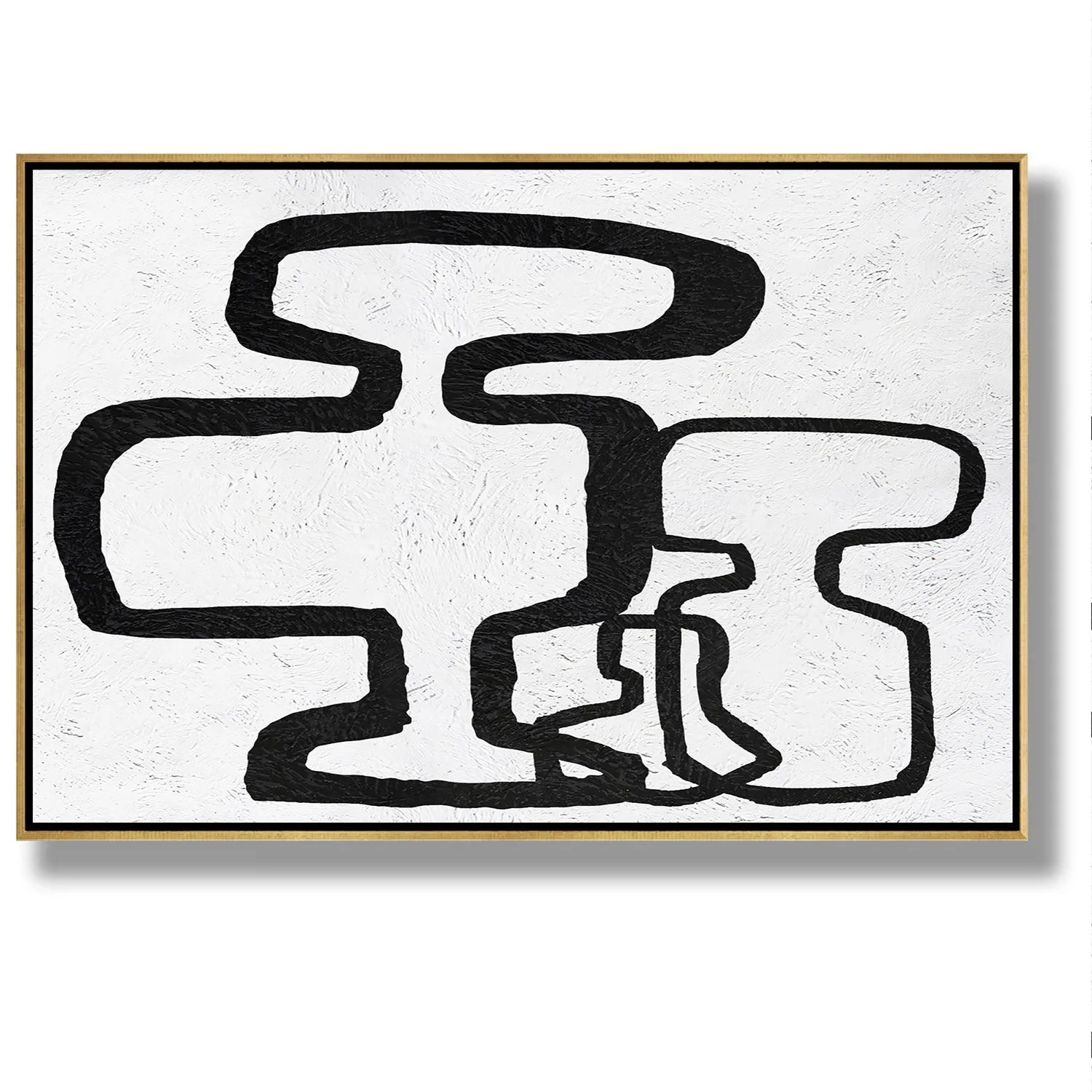 Horizontal Minimalist Painting J19M