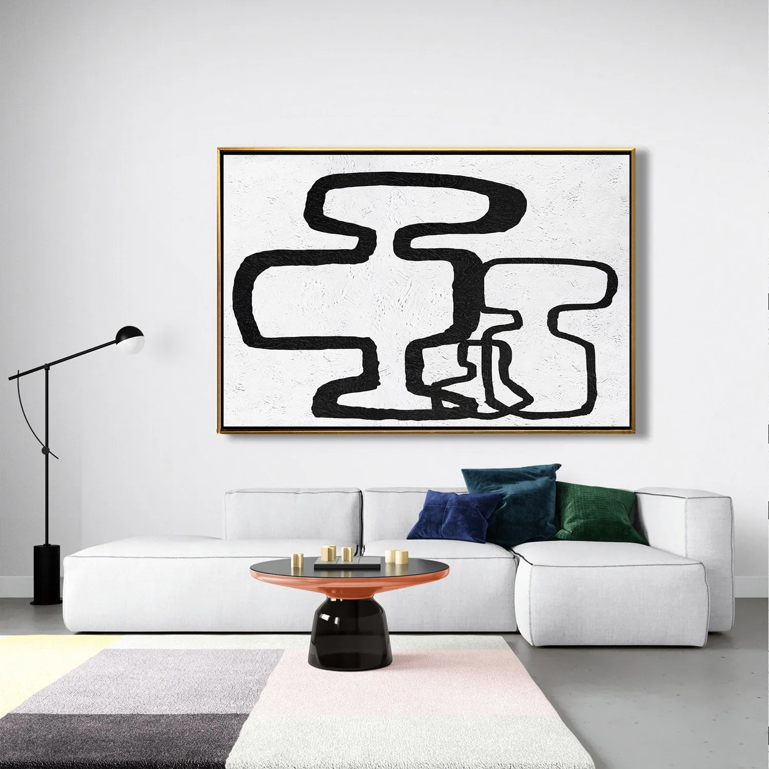 Horizontal Minimalist Painting J19M
