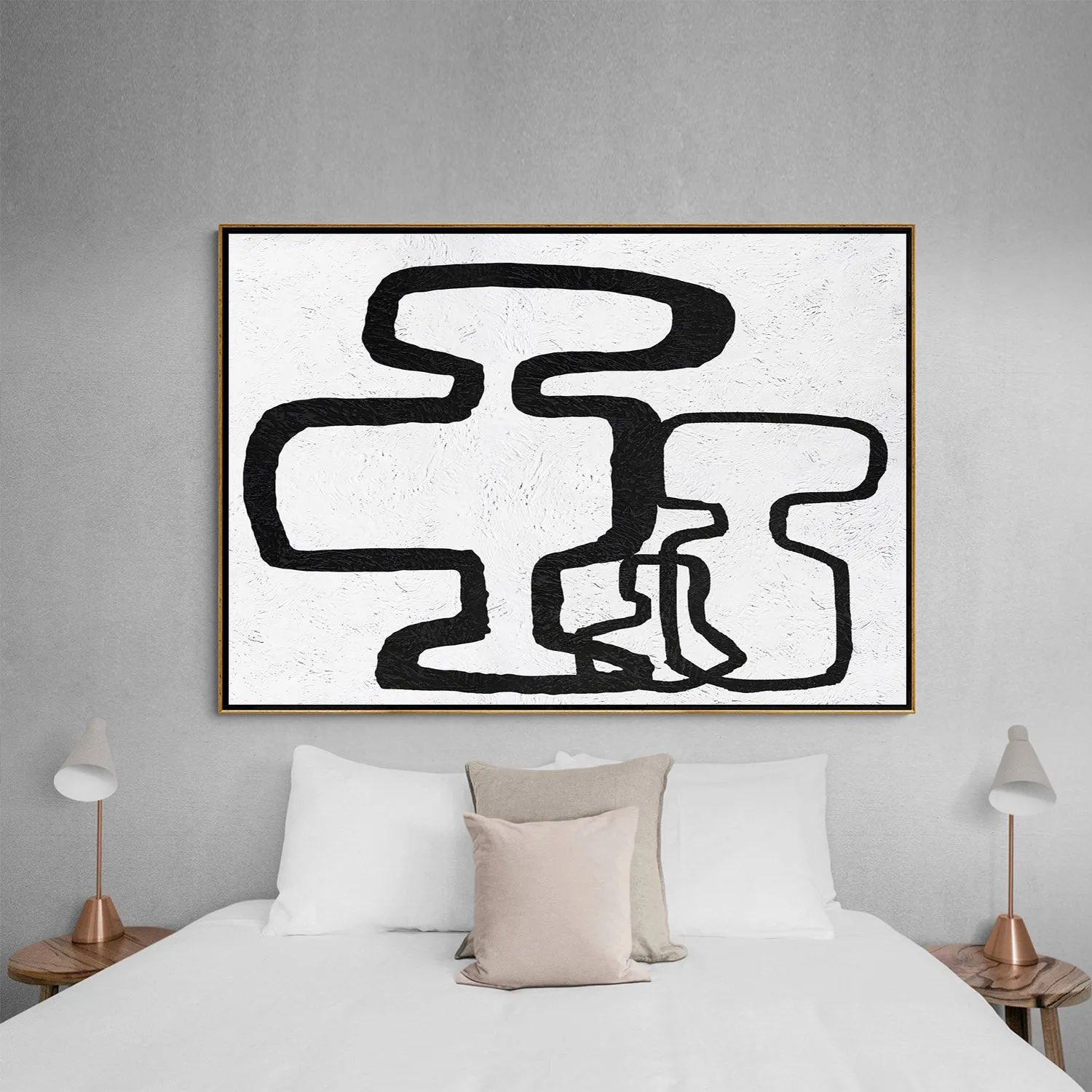 Horizontal Minimalist Painting J19M