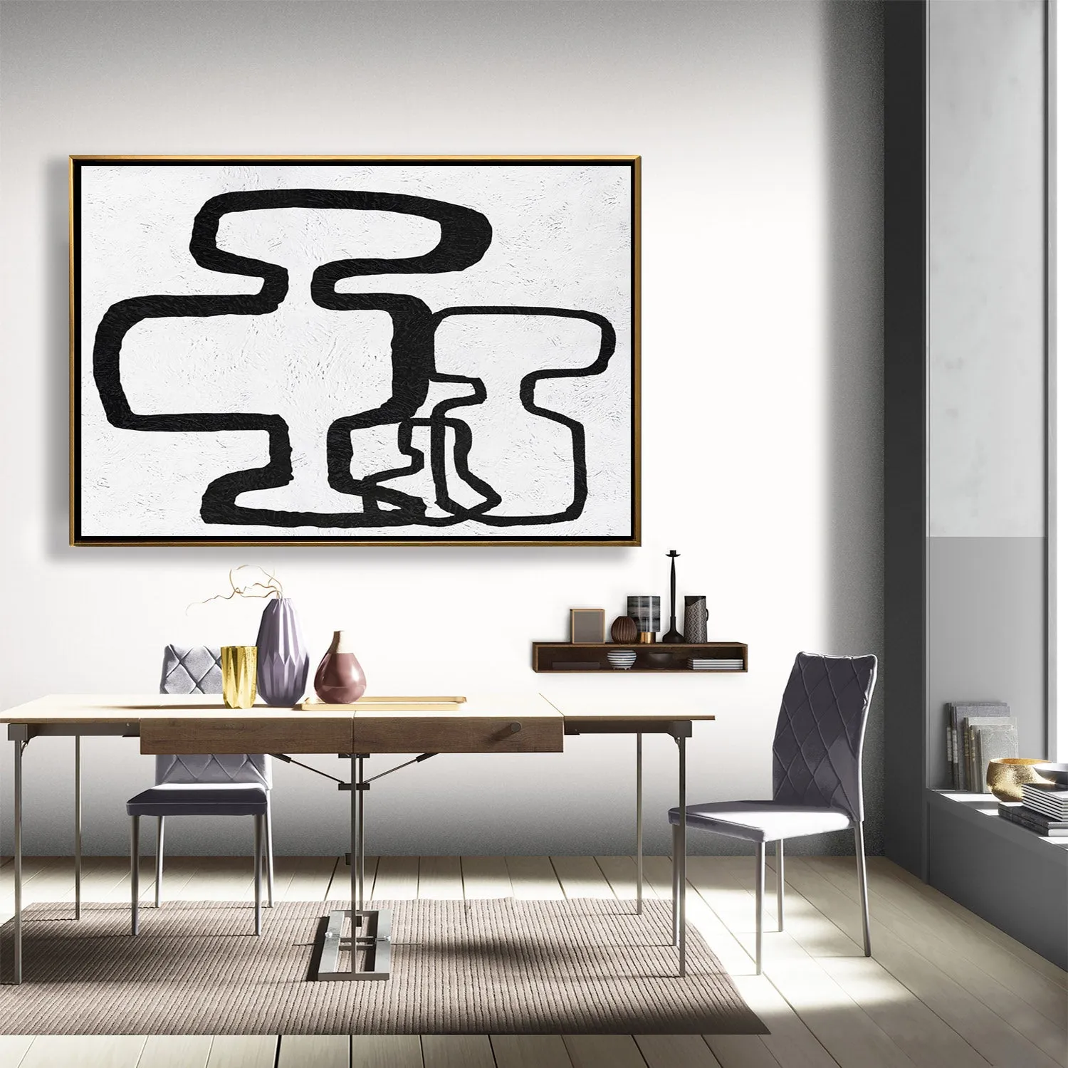 Horizontal Minimalist Painting J19M