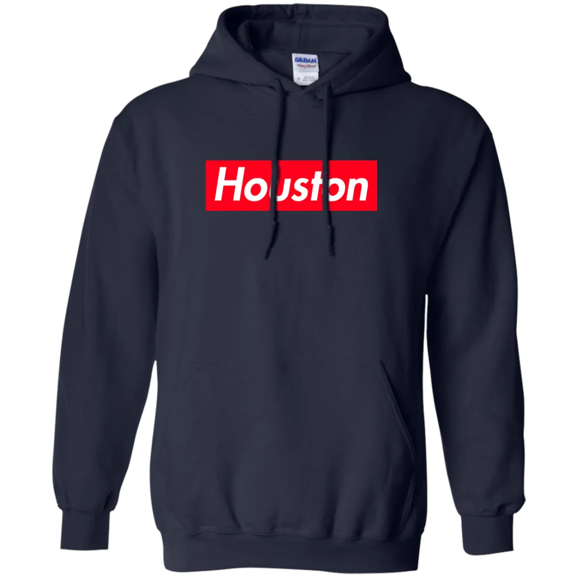 Houston Supreme Logo shirt, Long Sleeve