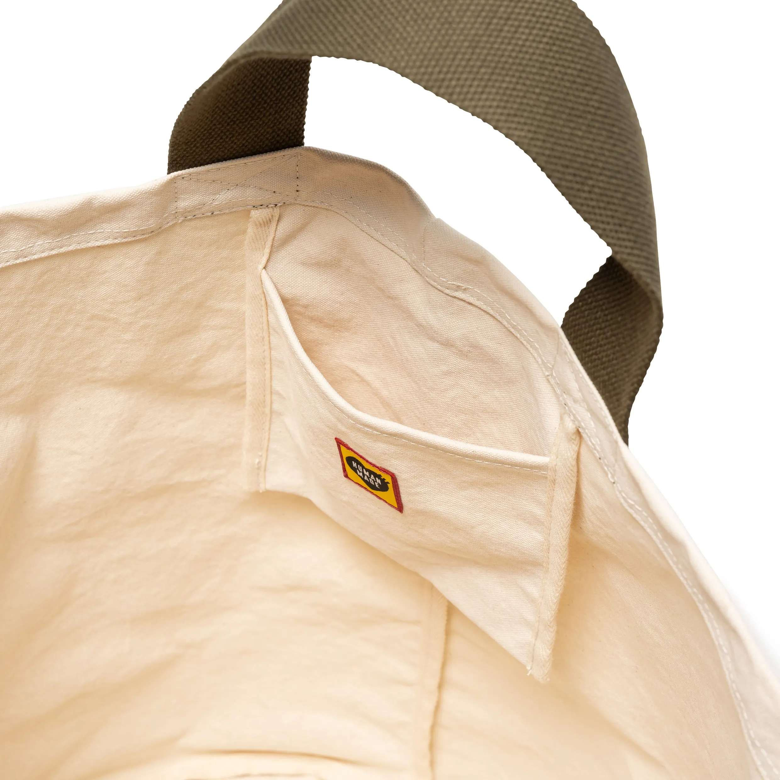 Human Made Canvas Tote Large White HM29GD055