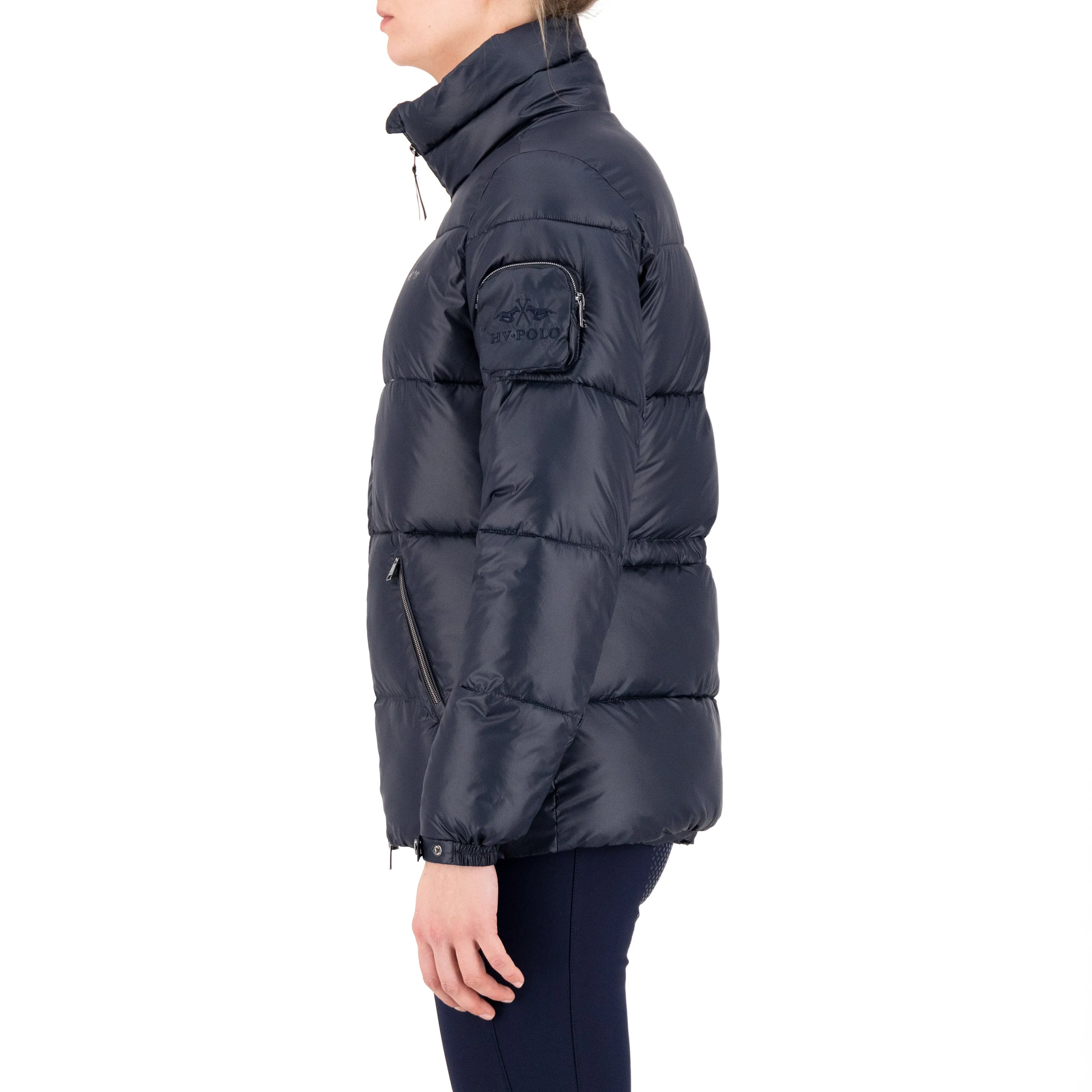 HV Polo Jacket Claire, elegant jacka med glansig pärleffekt