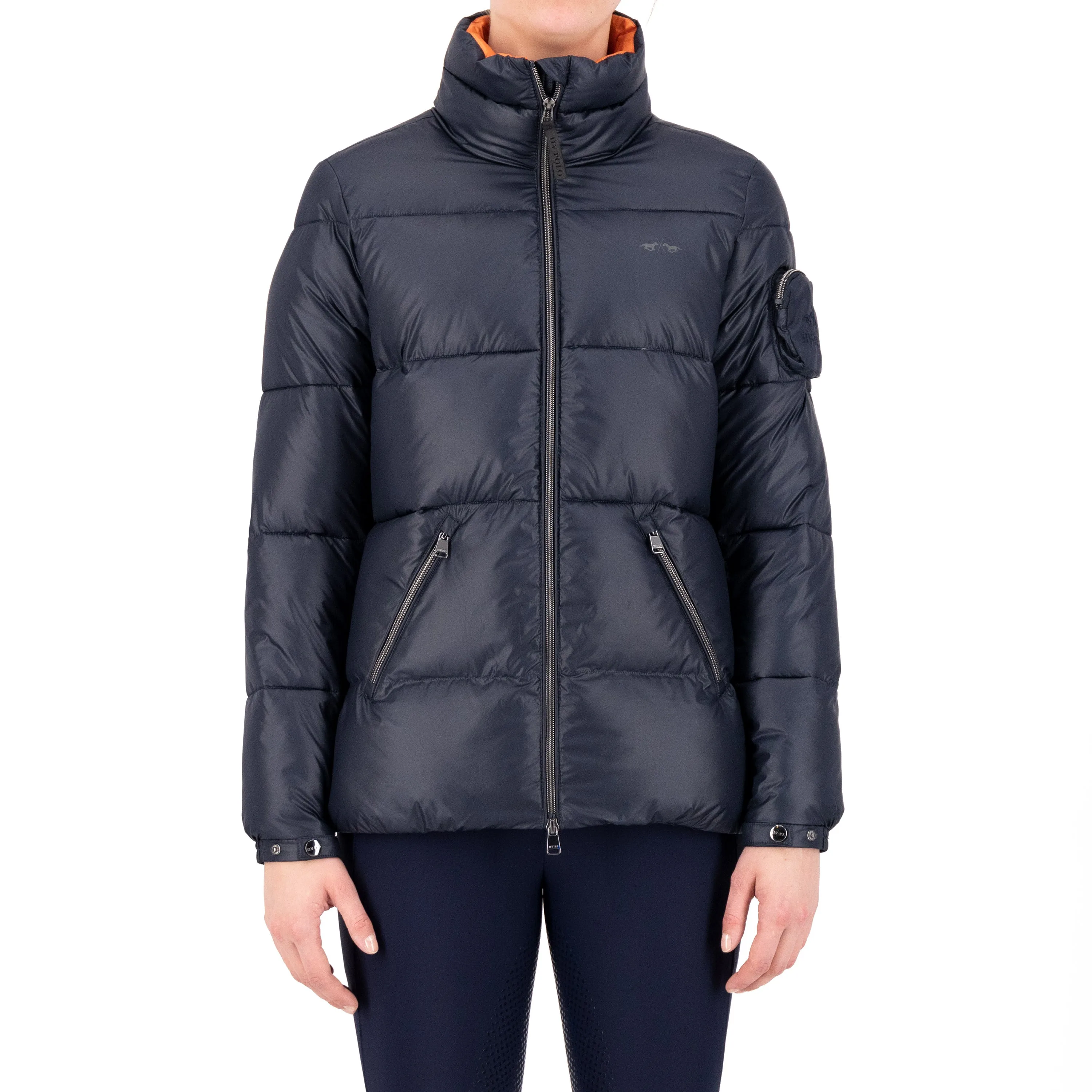 HV Polo Jacket Claire, elegant jacka med glansig pärleffekt