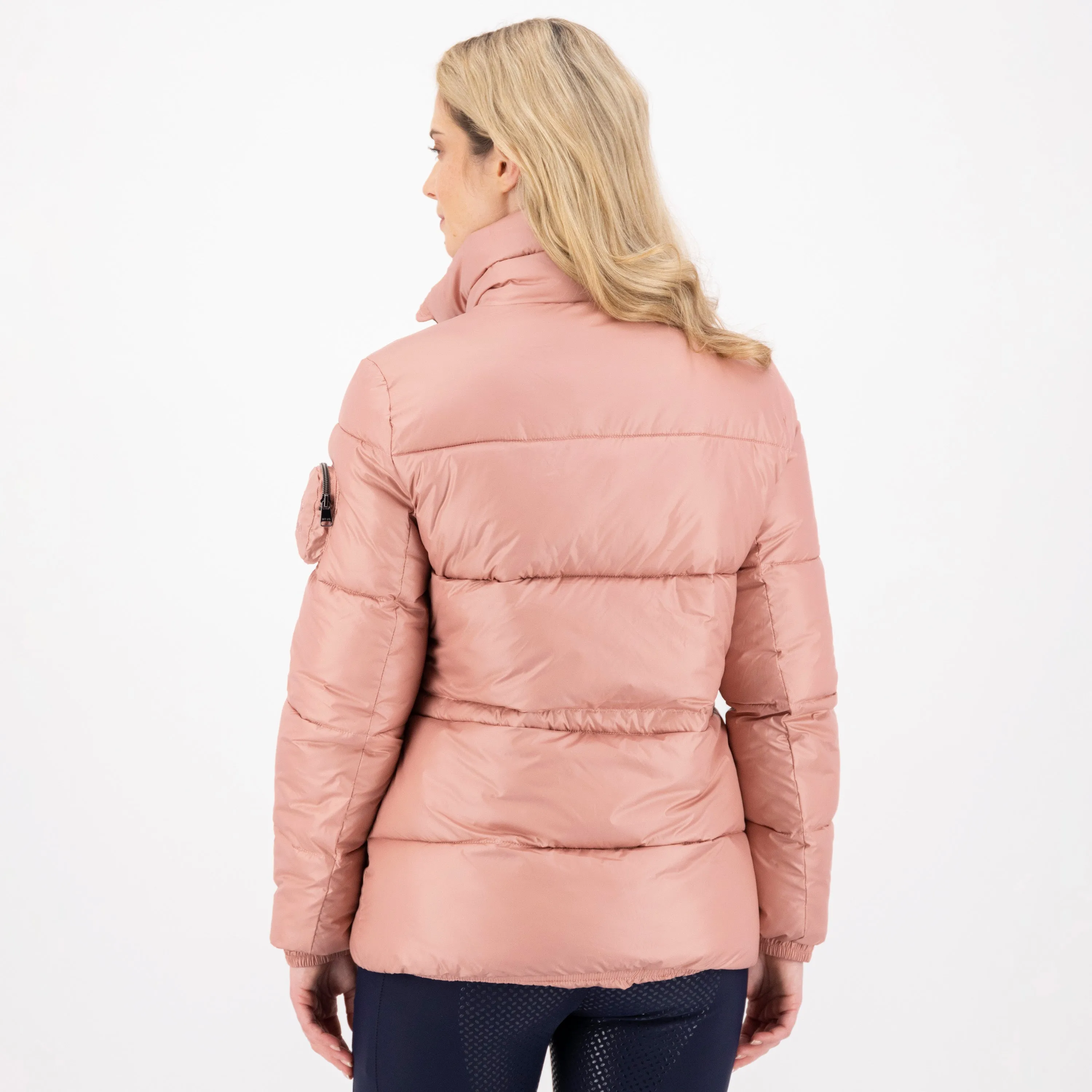 HV Polo Jacket Claire, elegant jacka med glansig pärleffekt