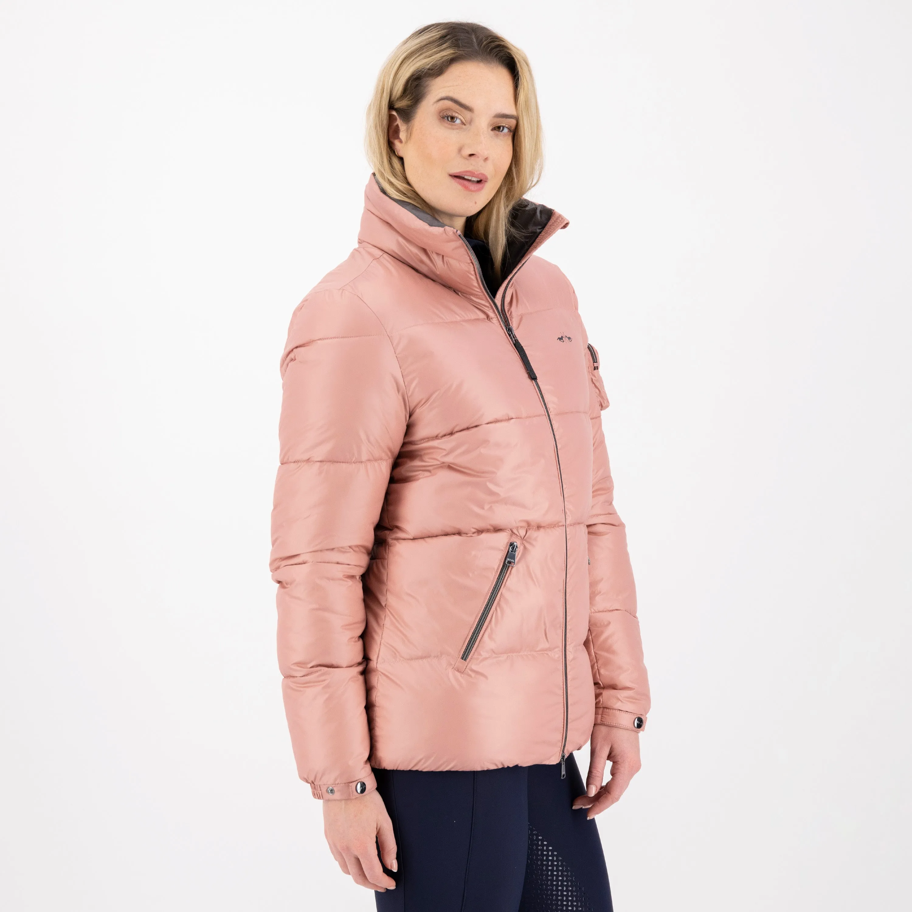 HV Polo Jacket Claire, elegant jacka med glansig pärleffekt