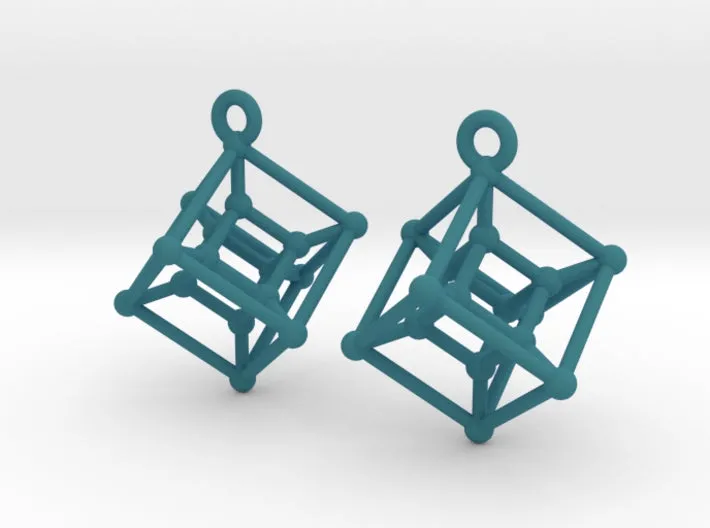 Hypercube Earrings (Nylon)