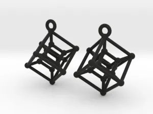 Hypercube Earrings (Nylon)