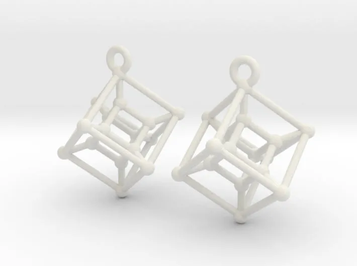Hypercube Earrings (Nylon)