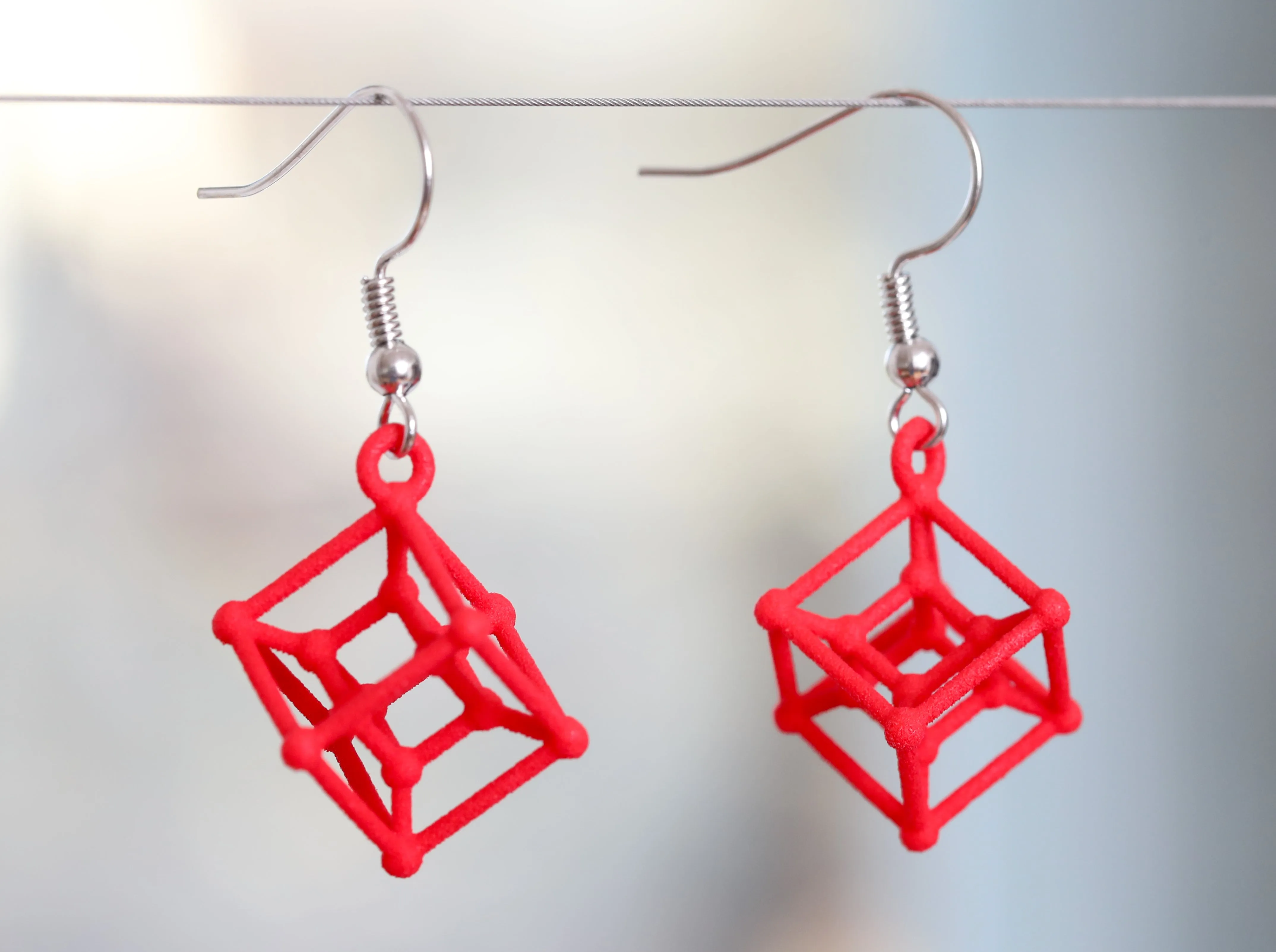 Hypercube Earrings (Nylon)