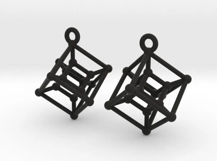 Hypercube Earrings (Nylon)