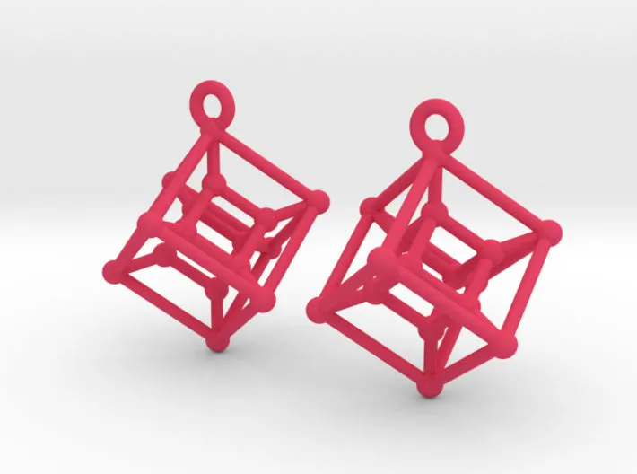 Hypercube Earrings (Nylon)