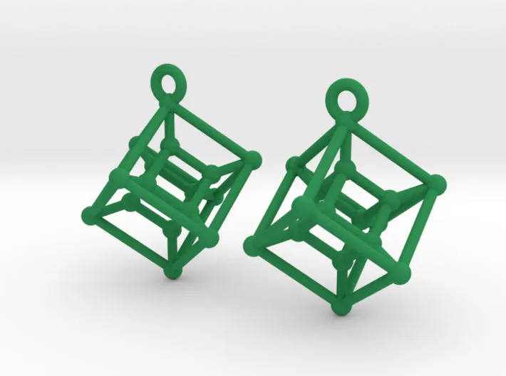 Hypercube Earrings (Nylon)