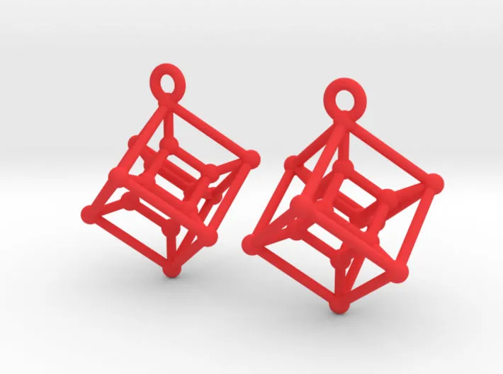 Hypercube Earrings (Nylon)