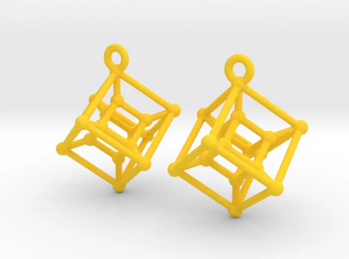 Hypercube Earrings (Nylon)
