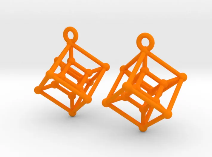 Hypercube Earrings (Nylon)