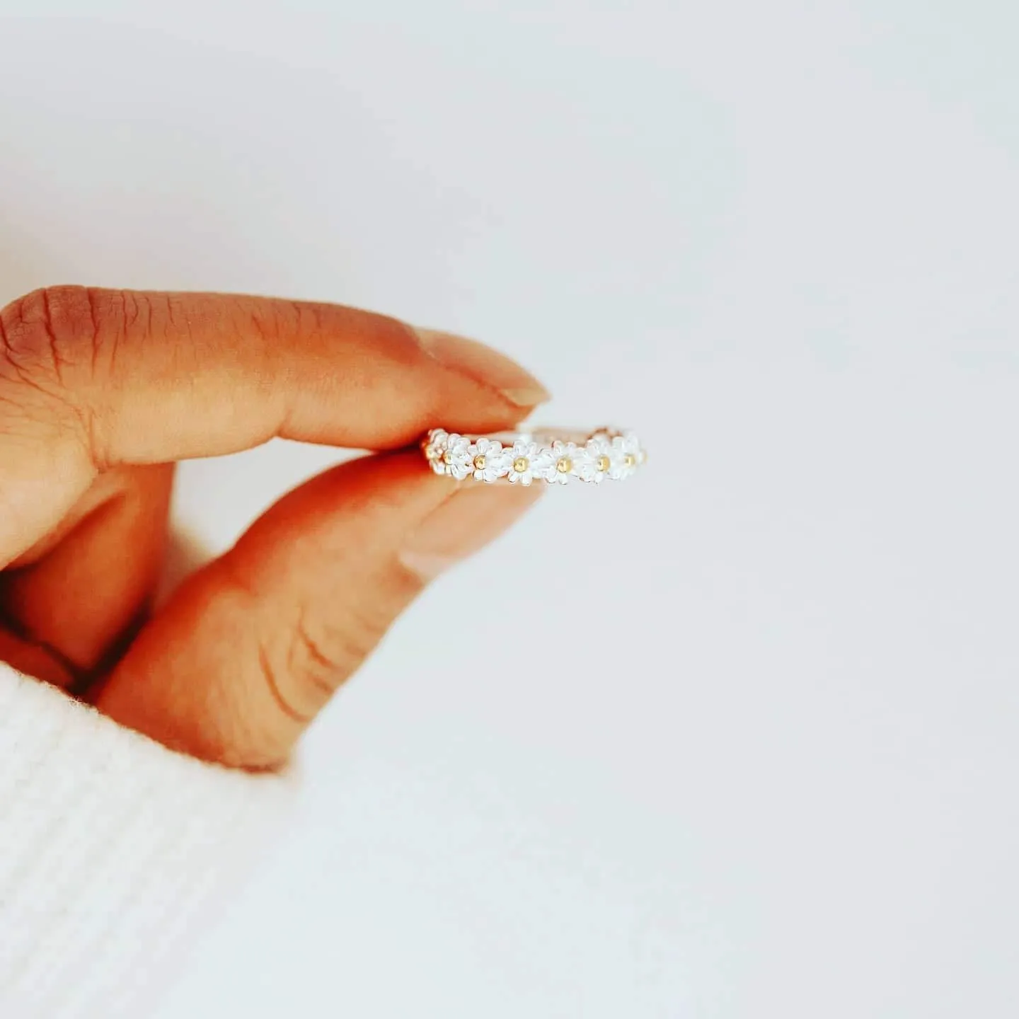 I Think About You Every Daisy Ring