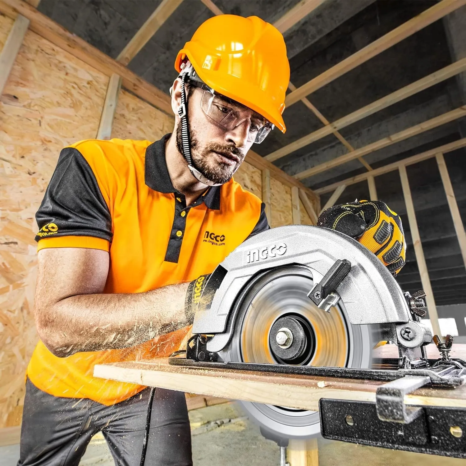 Ingco Brushless 7″ Cordless Lithium-Ion Circular Saw 20V - CSLI1851