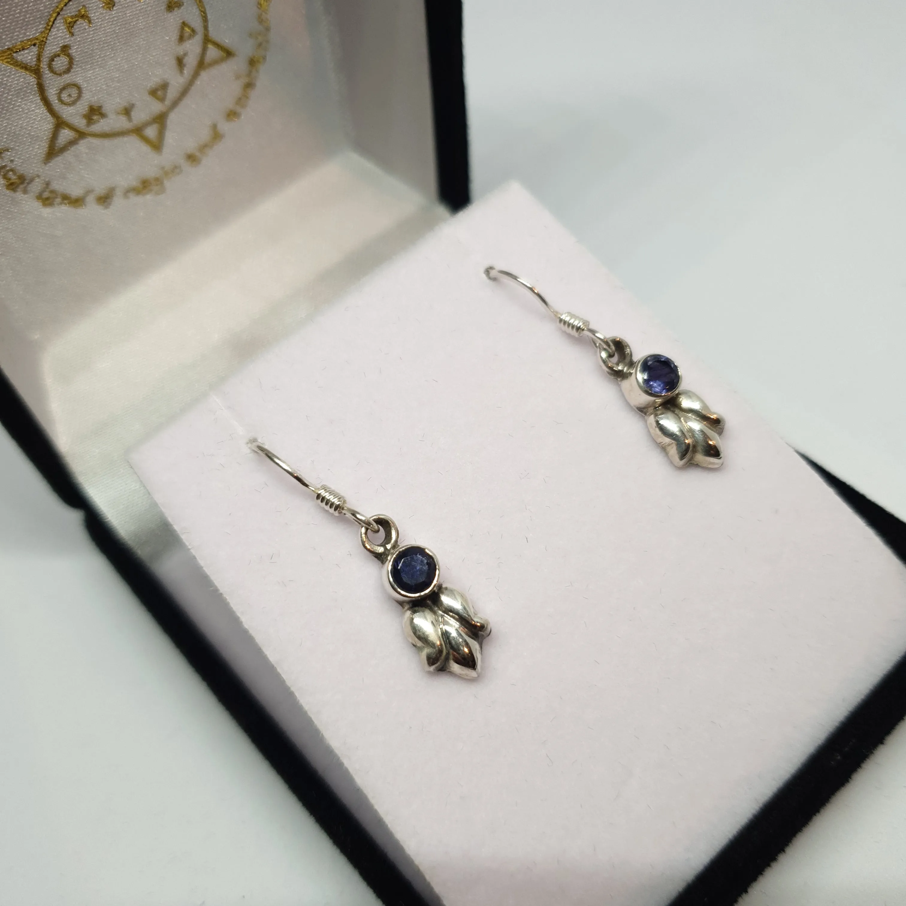 Iolite 925 Sterling Silver earrings