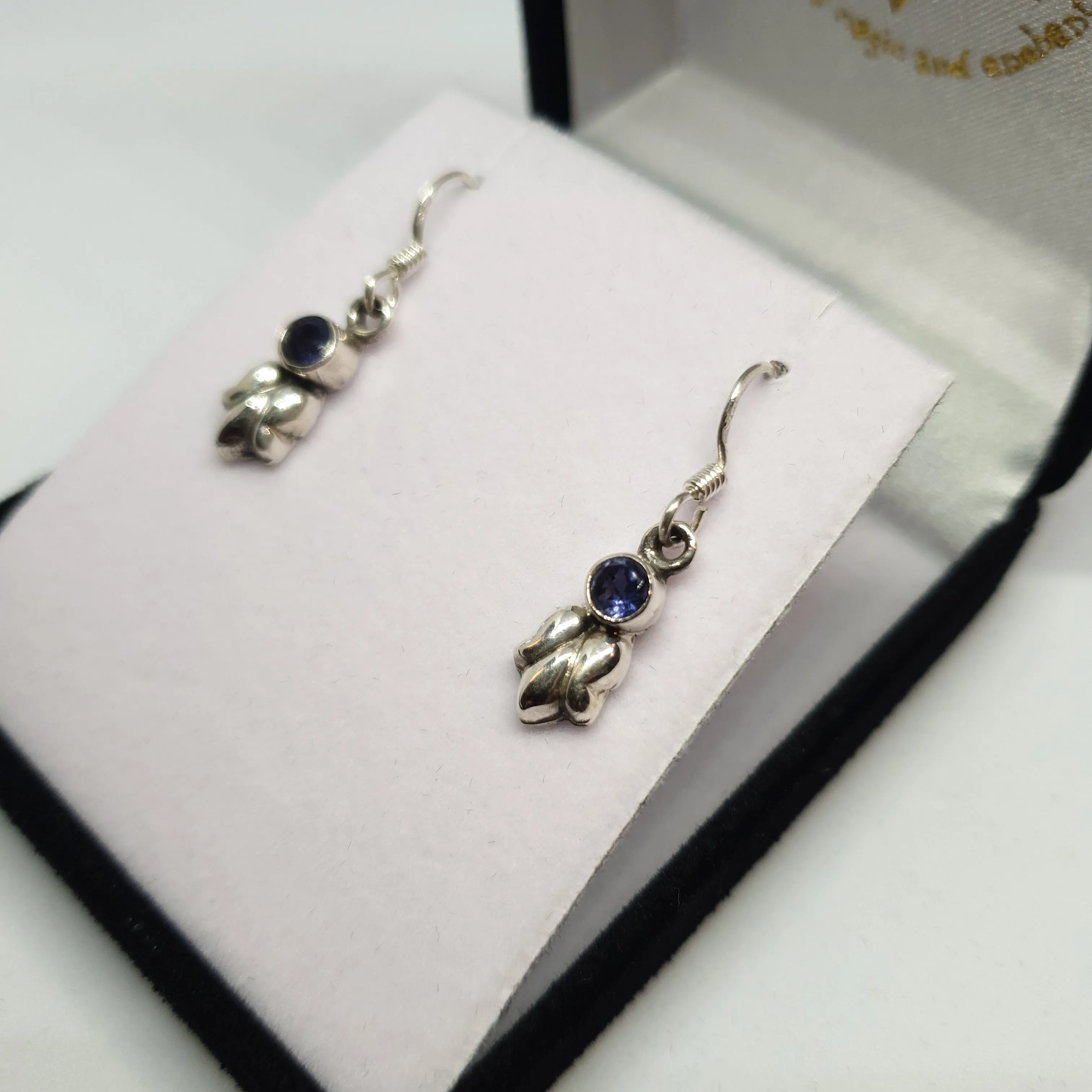 Iolite 925 Sterling Silver earrings