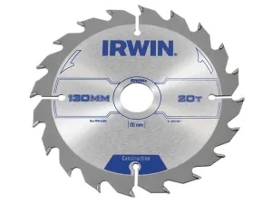 IRWIN Construction Circular Saw Blade 130 X 20Mm X 20T Atb