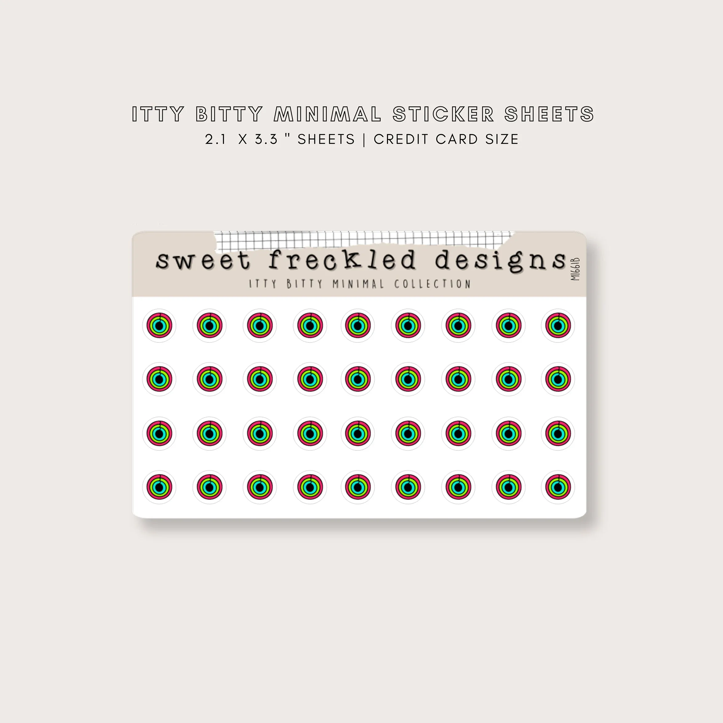 ITTY BITTY Apple Watch Rings Activity Workout Stickers