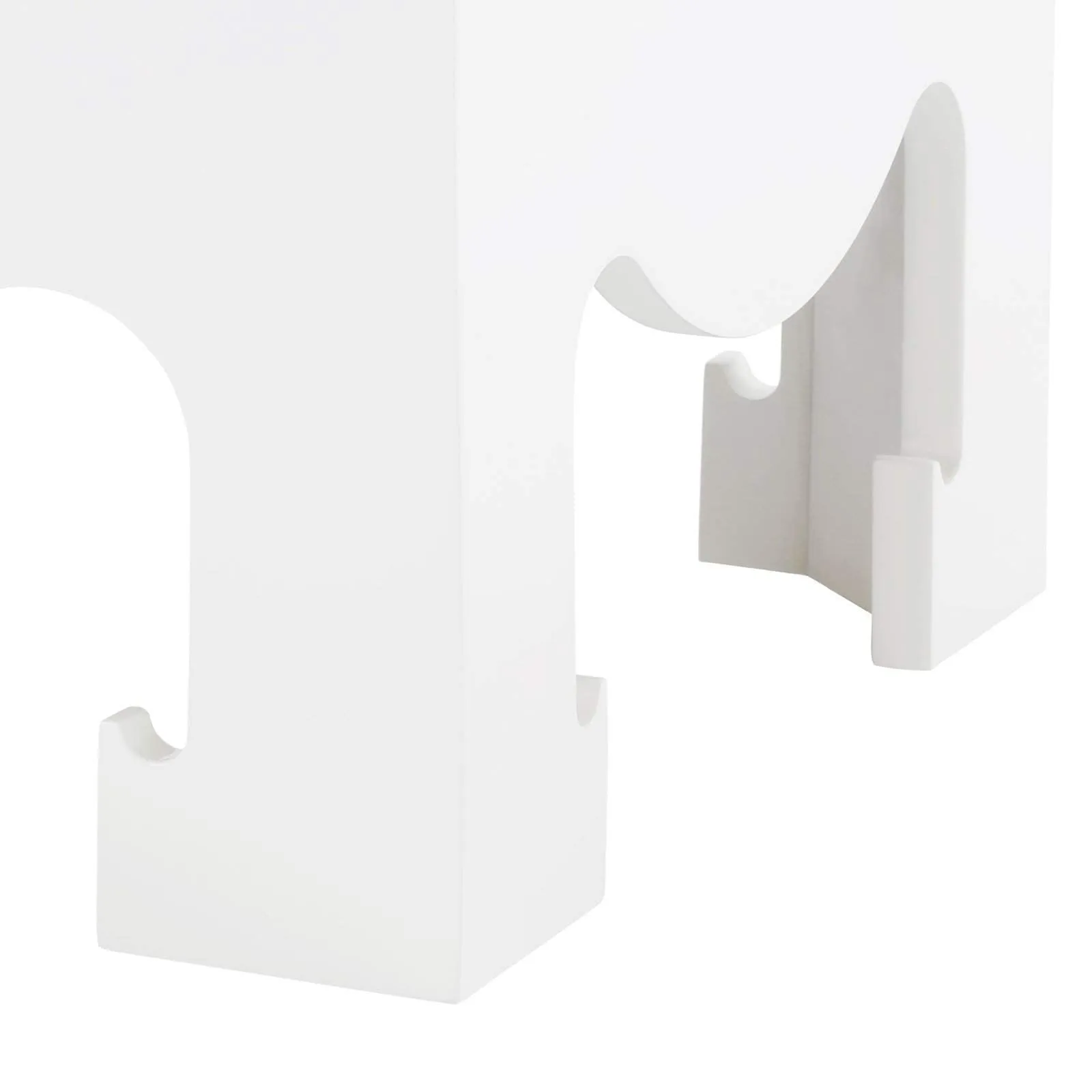 Jacqui 3-Drawer Side  Table / Chiffon White