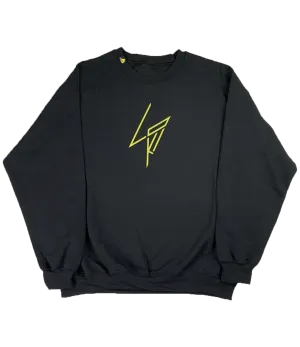 Jagged Logo - Crewneck Sweatshirt - Black