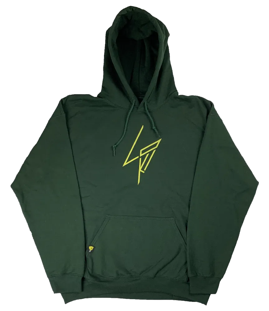 Jagged Logo - Hoodie - Forrest Green