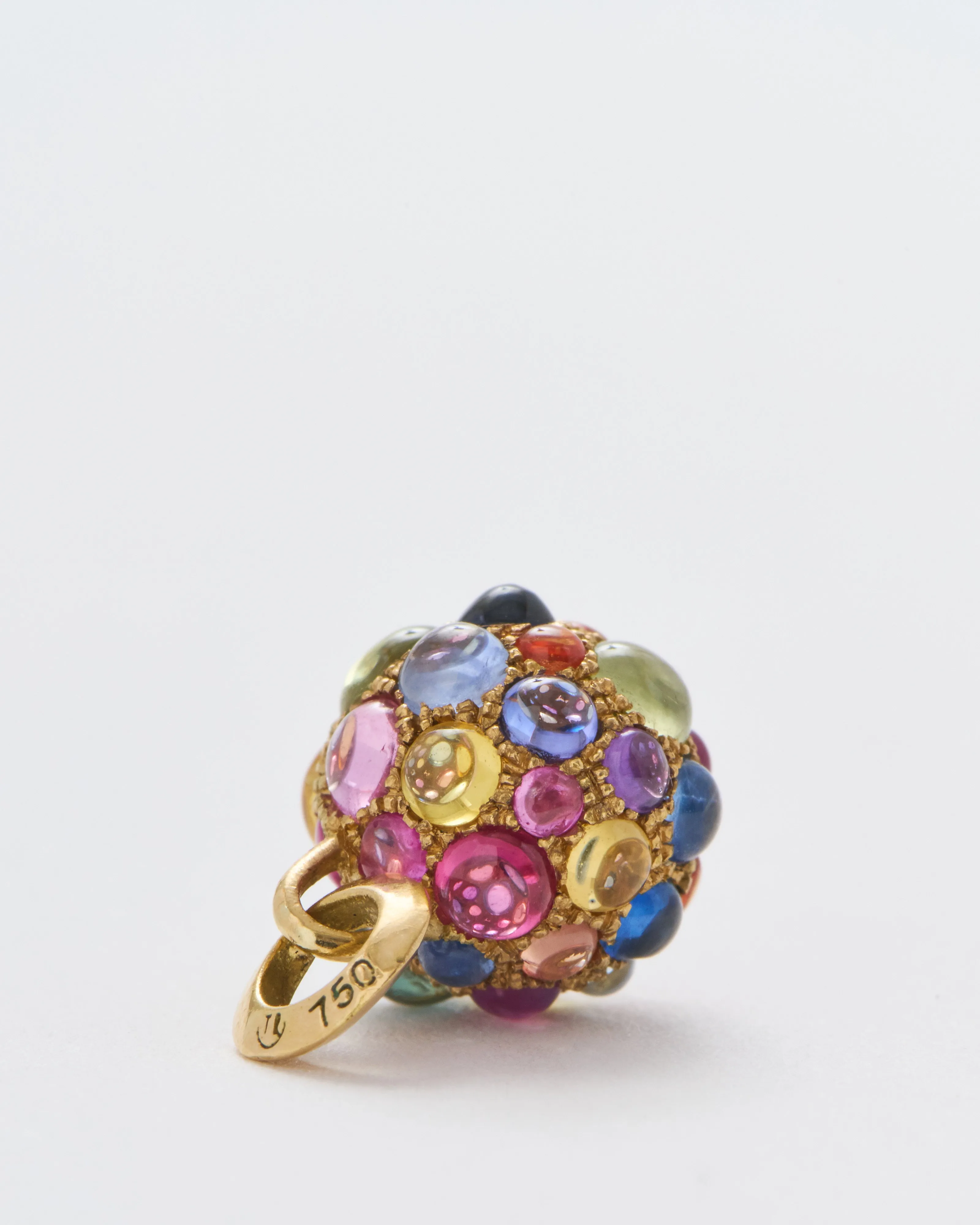 jelly bean orb pendant