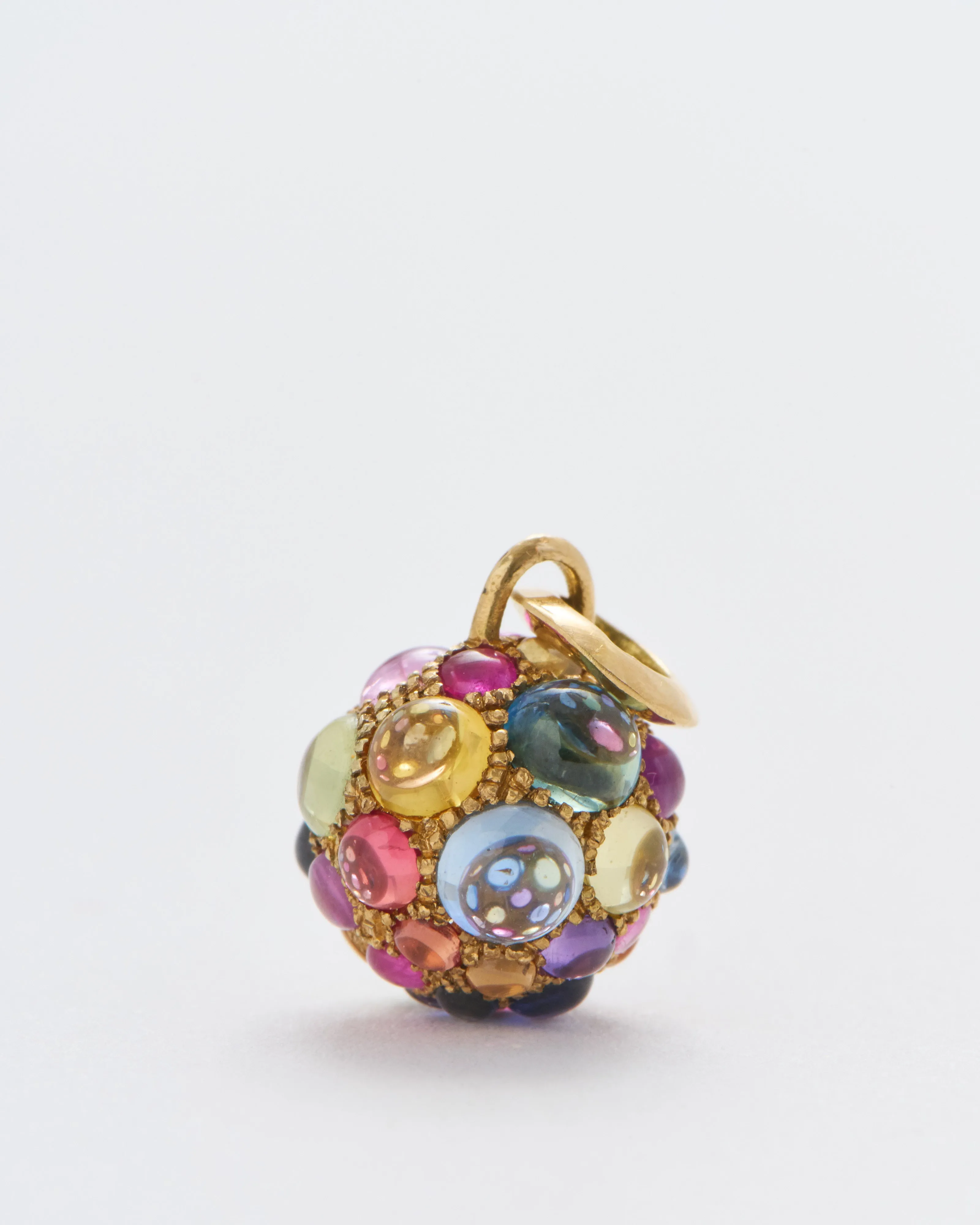 jelly bean orb pendant