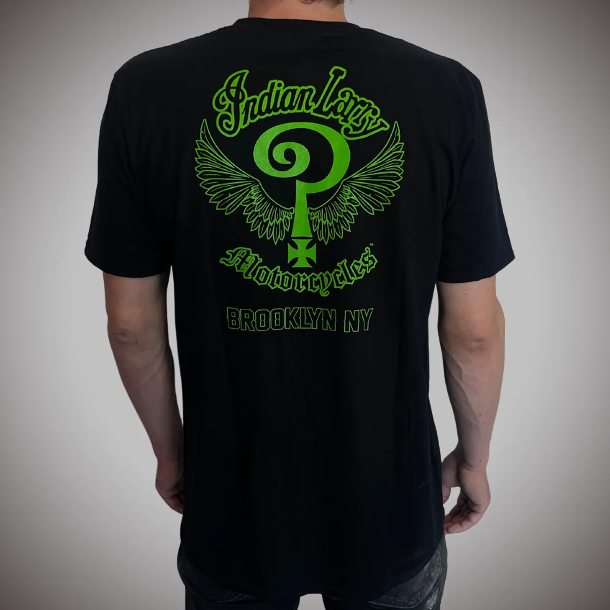 John's Tee - Green   Black